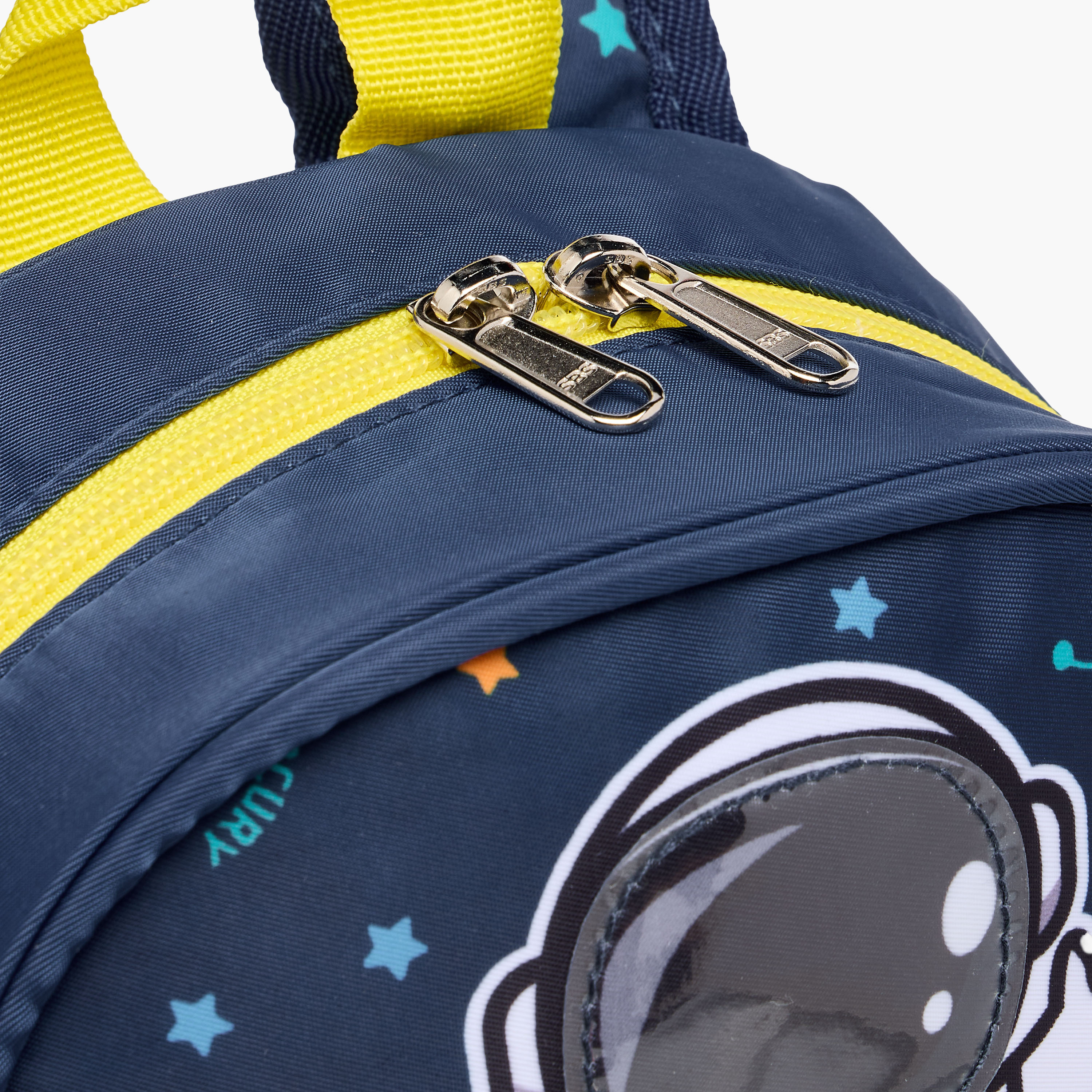 Supercute Astronaut Print Backpack with Shoulder Straps and Detachable Pouches - 26x10x28 cms-promo_LS20_OMN-image-10