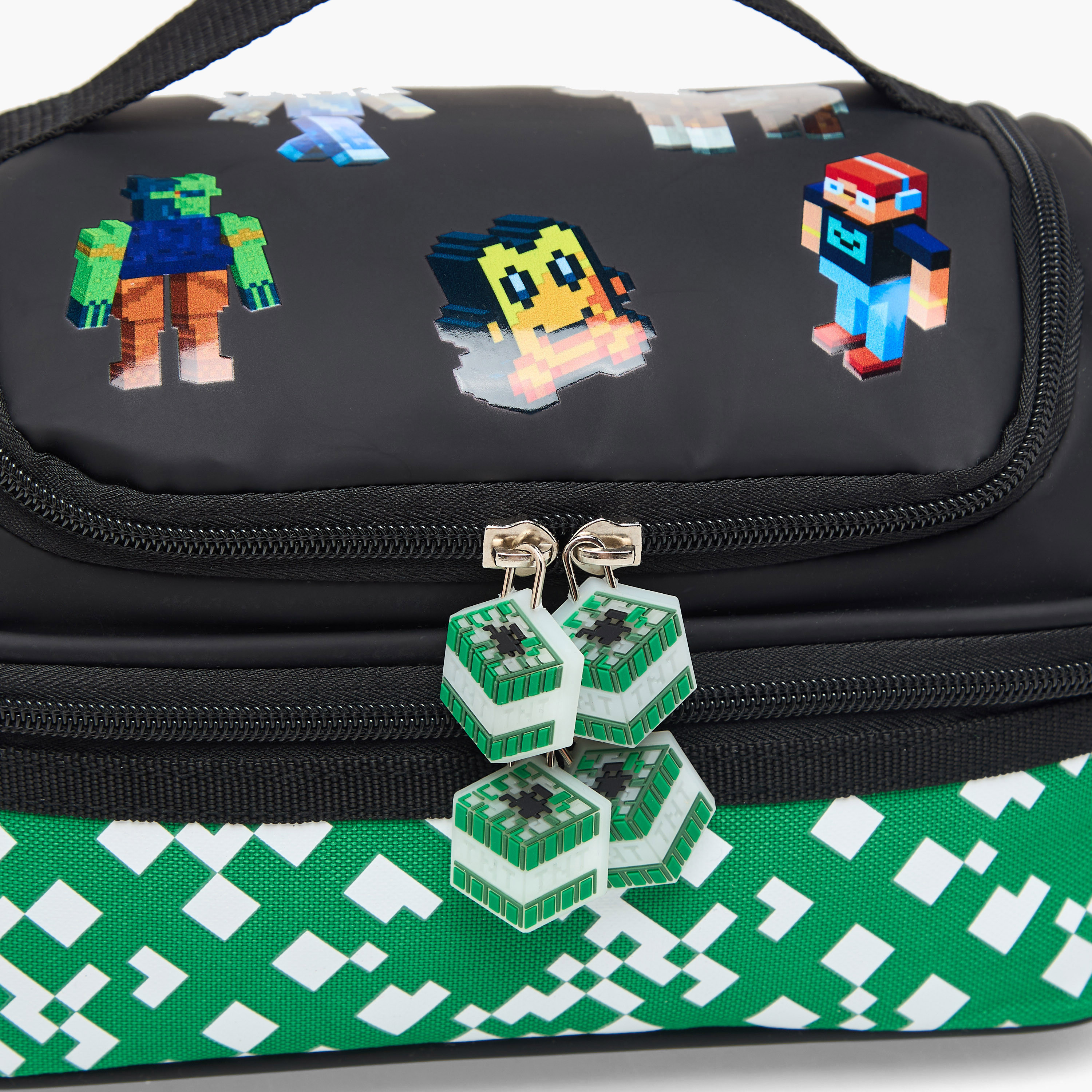 شنطة غداء بطبقة مزدوجة وطبعات ألعاب وسحاب إغلاق من جونيورز-school-lunchessentials-lunchbags-image-5