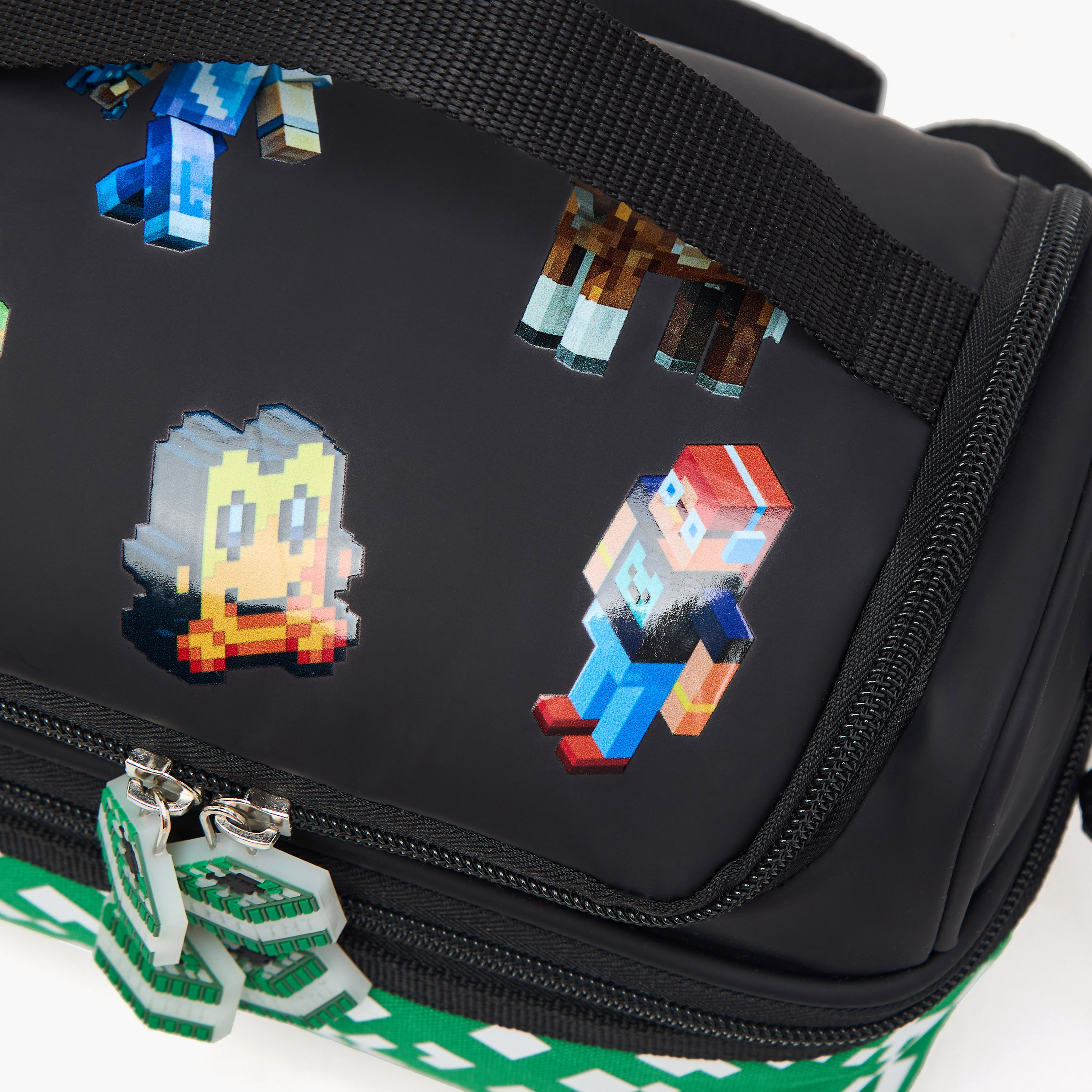 شنطة غداء بطبقة مزدوجة وطبعات ألعاب وسحاب إغلاق من جونيورز-school-lunchessentials-lunchbags-image-7