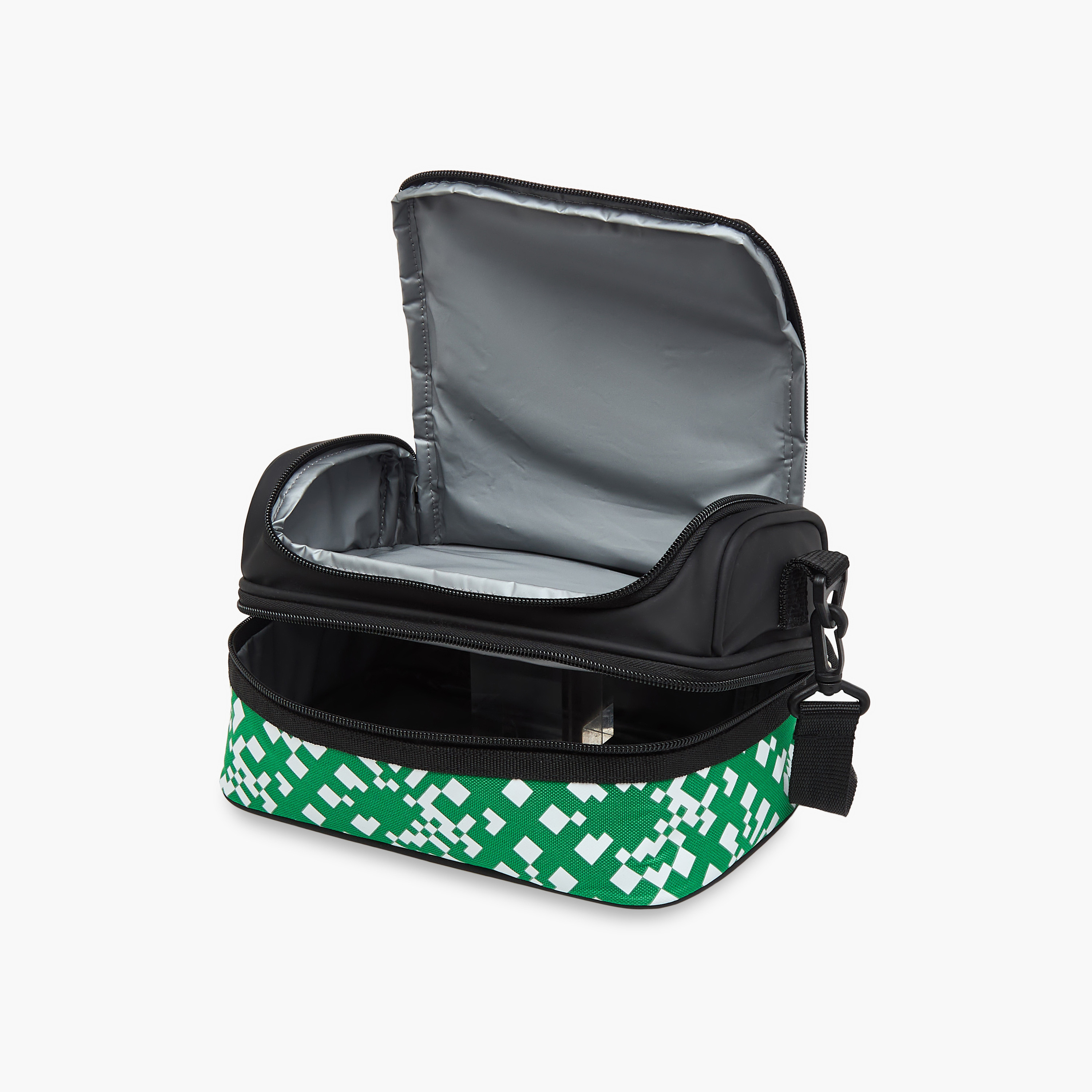 شنطة غداء بطبقة مزدوجة وطبعات ألعاب وسحاب إغلاق من جونيورز-school-lunchessentials-lunchbags-image-9