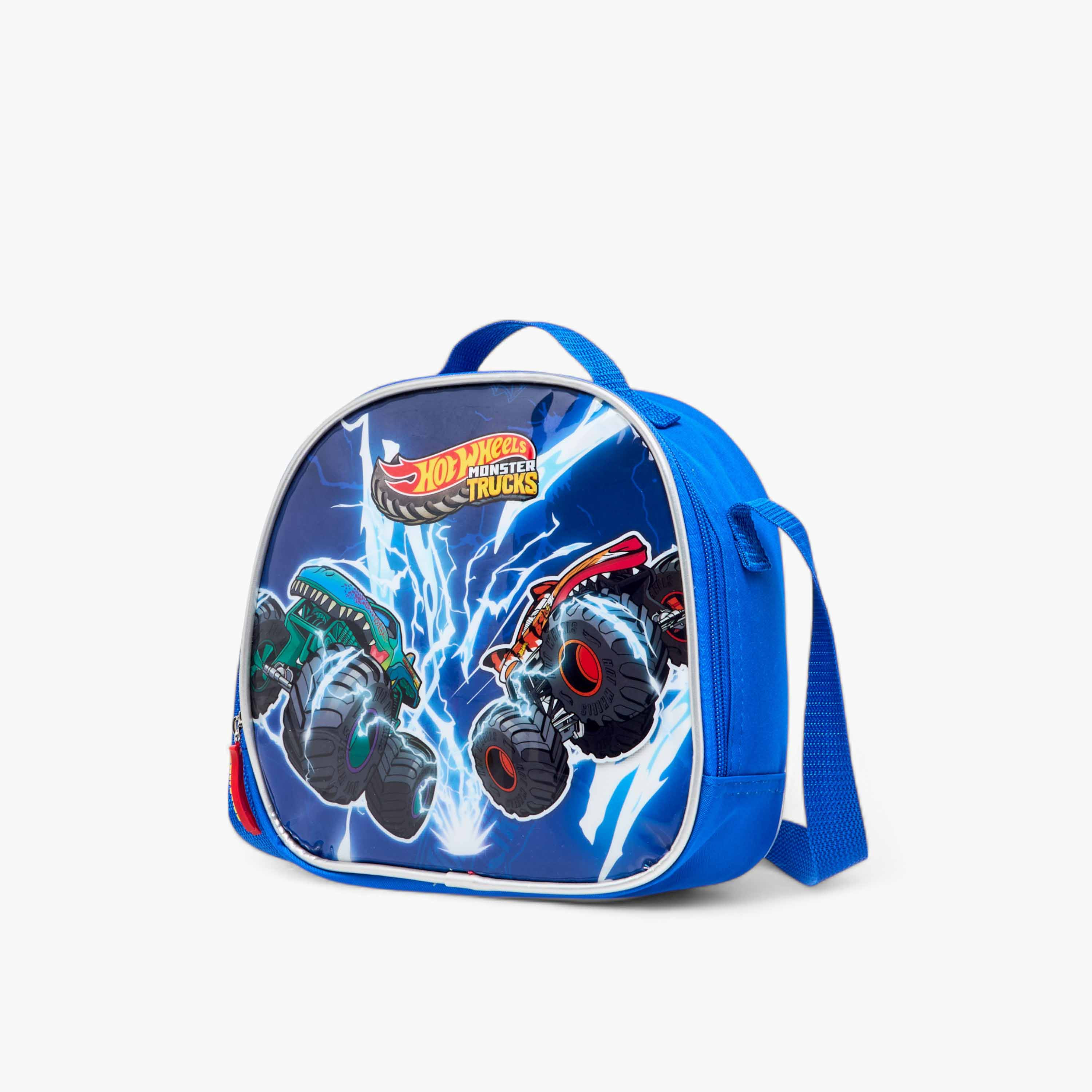 Hot Wheels Monster Truck Print 3-Piece Trolley Backpack Set - 16 inches-school-bagsandbackpacks-trolleybags-image-17