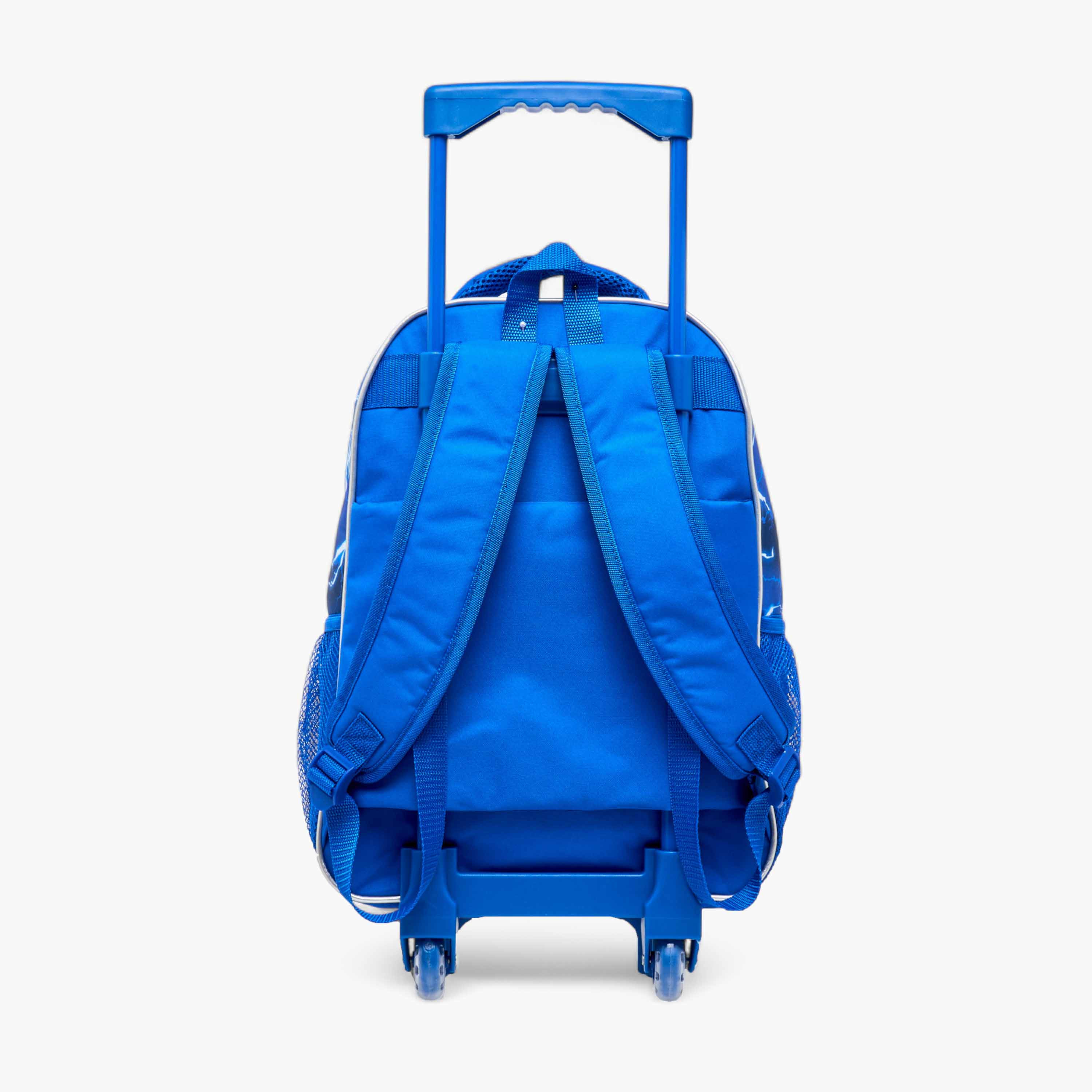 Hot Wheels Monster Truck Print 3-Piece Trolley Backpack Set - 16 inches-school-bagsandbackpacks-trolleybags-image-6