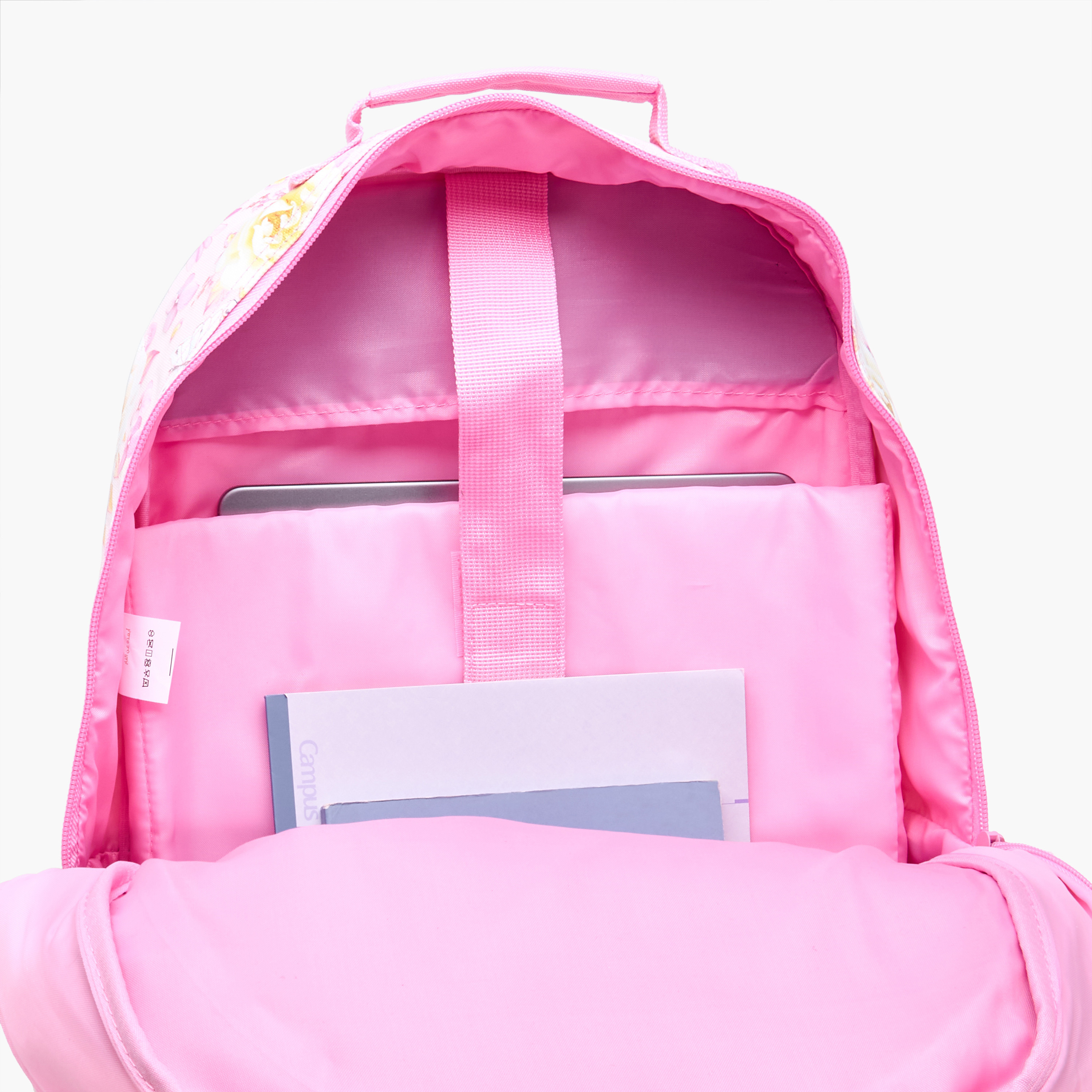 Nova Floral Print Trolley Backpack with Retractable Handle - 18 inches-school-bagsandbackpacks-trolleybags-image-15