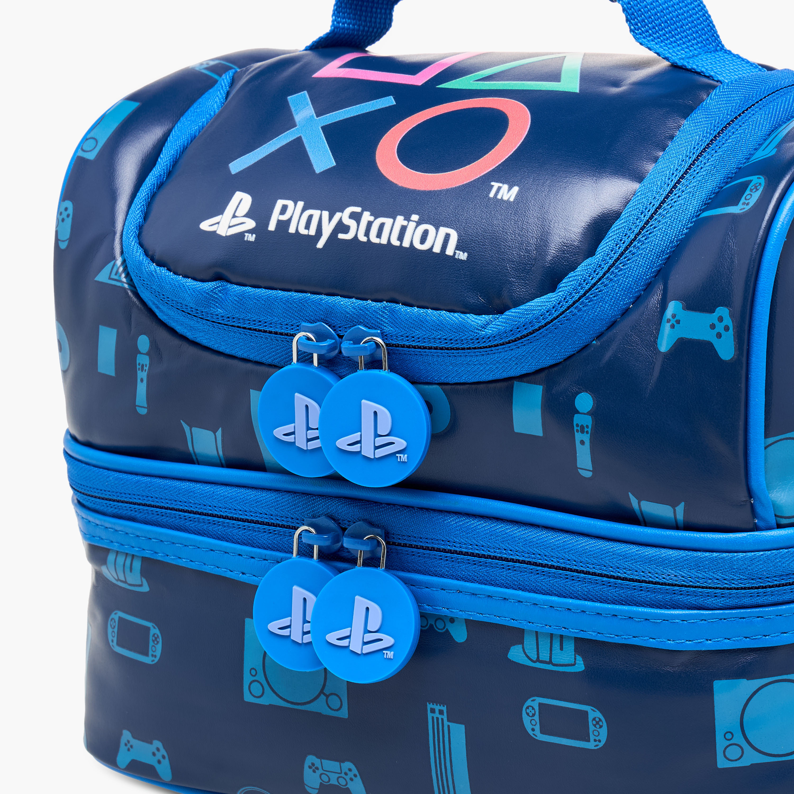Sony Pictures Playstation Double Layer Lunch Bag with Zip Closure-school-lunchessentials-lunchbags-image-3