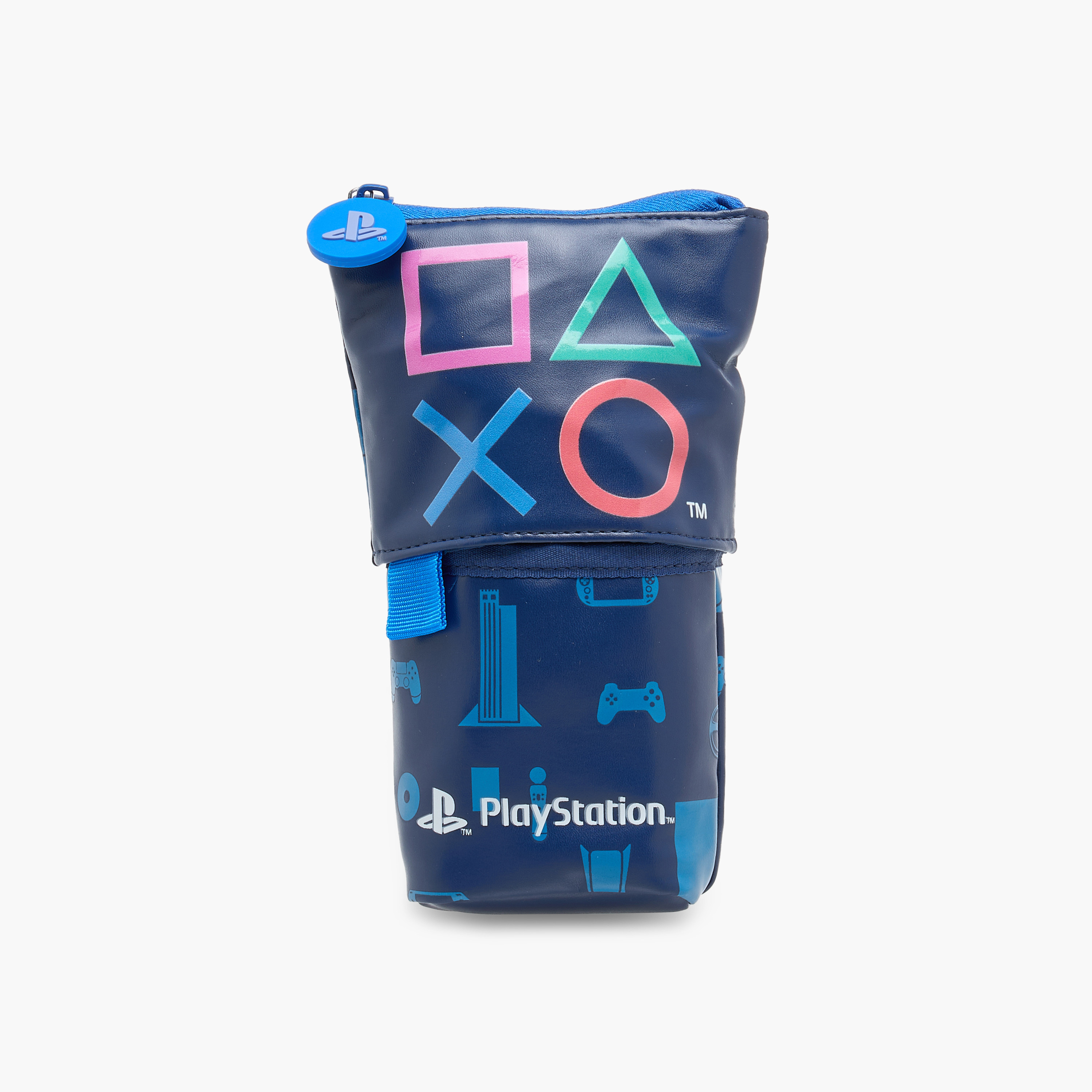 Sony Pictures Playstation Print Pop-Up Pencil Case with Zip Closure-school-stationery-pencilcases-image-1