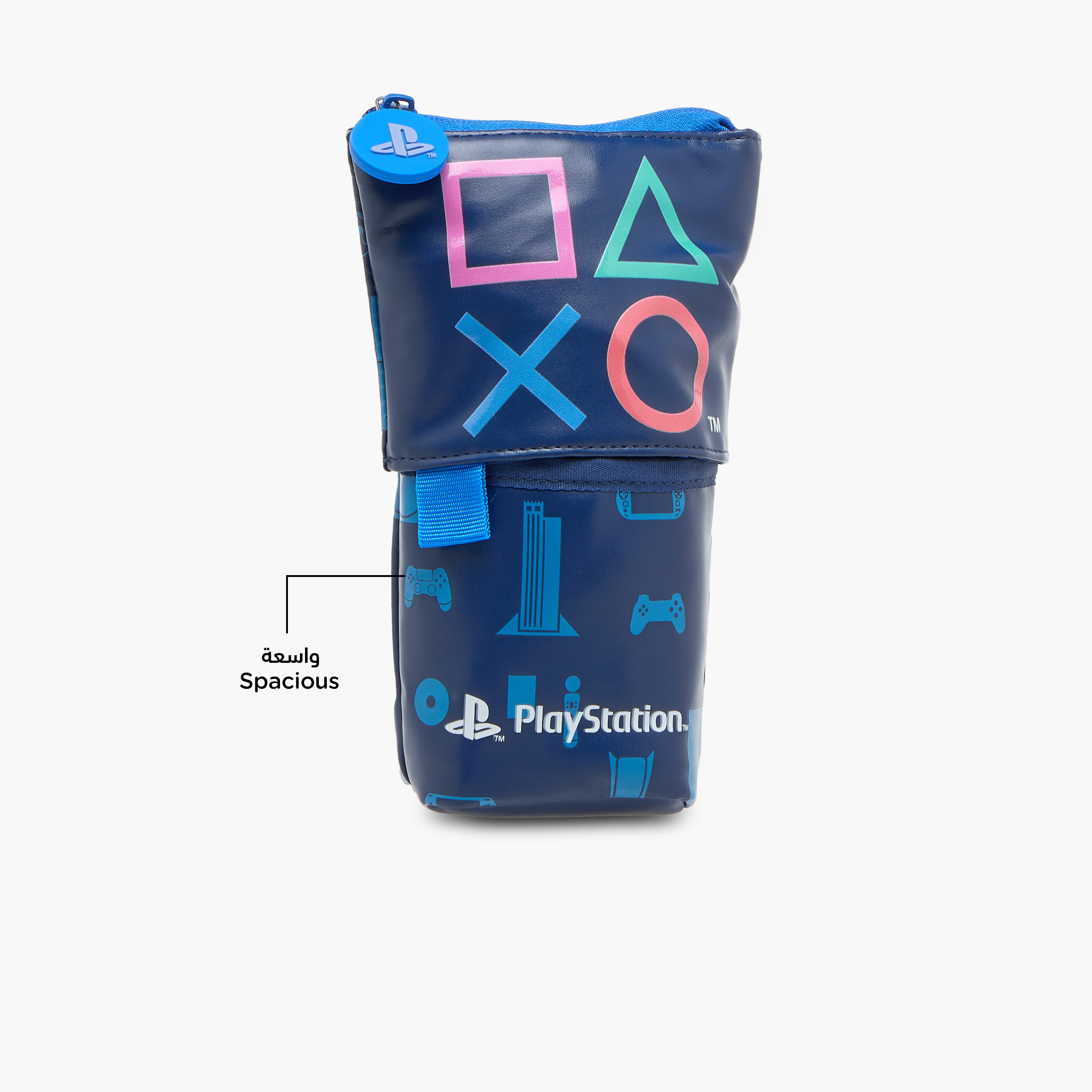 Sony Pictures Playstation Print Pop-Up Pencil Case with Zip Closure-school-stationery-pencilcases-image-6