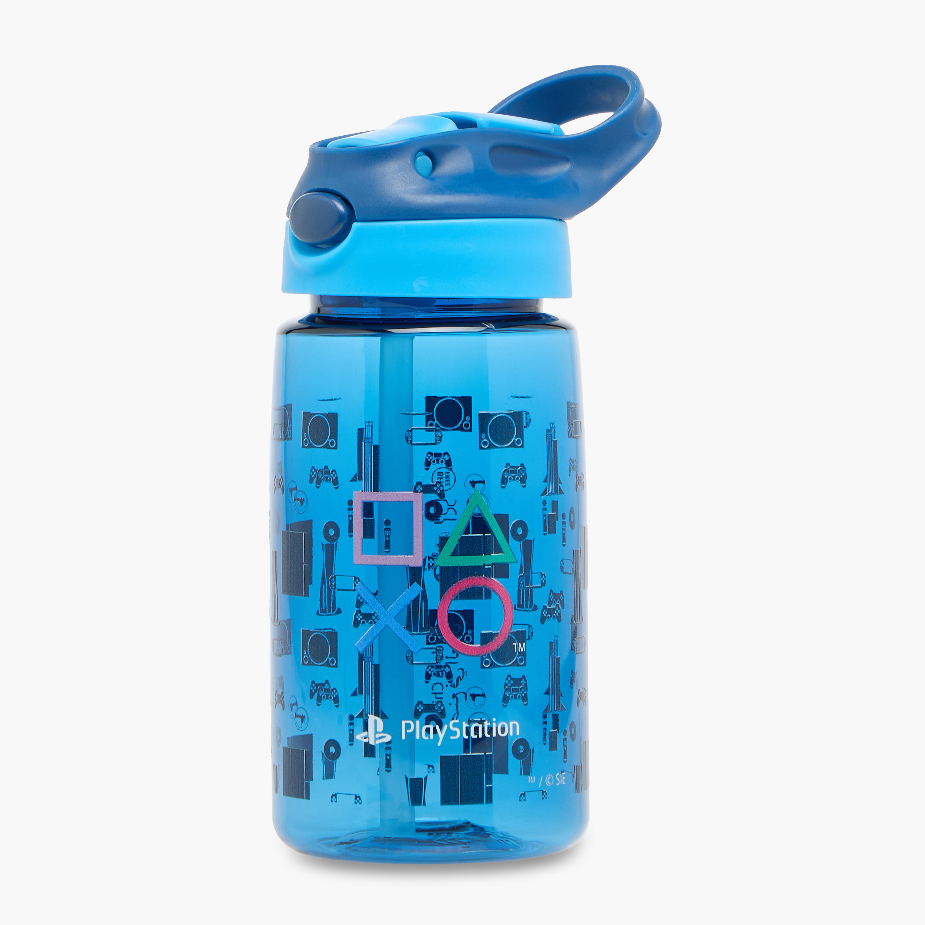 قارورة مياه بطبعات بلايستيشن من سوني بيكتشرز - 480 مل-school-waterbottles-image-1