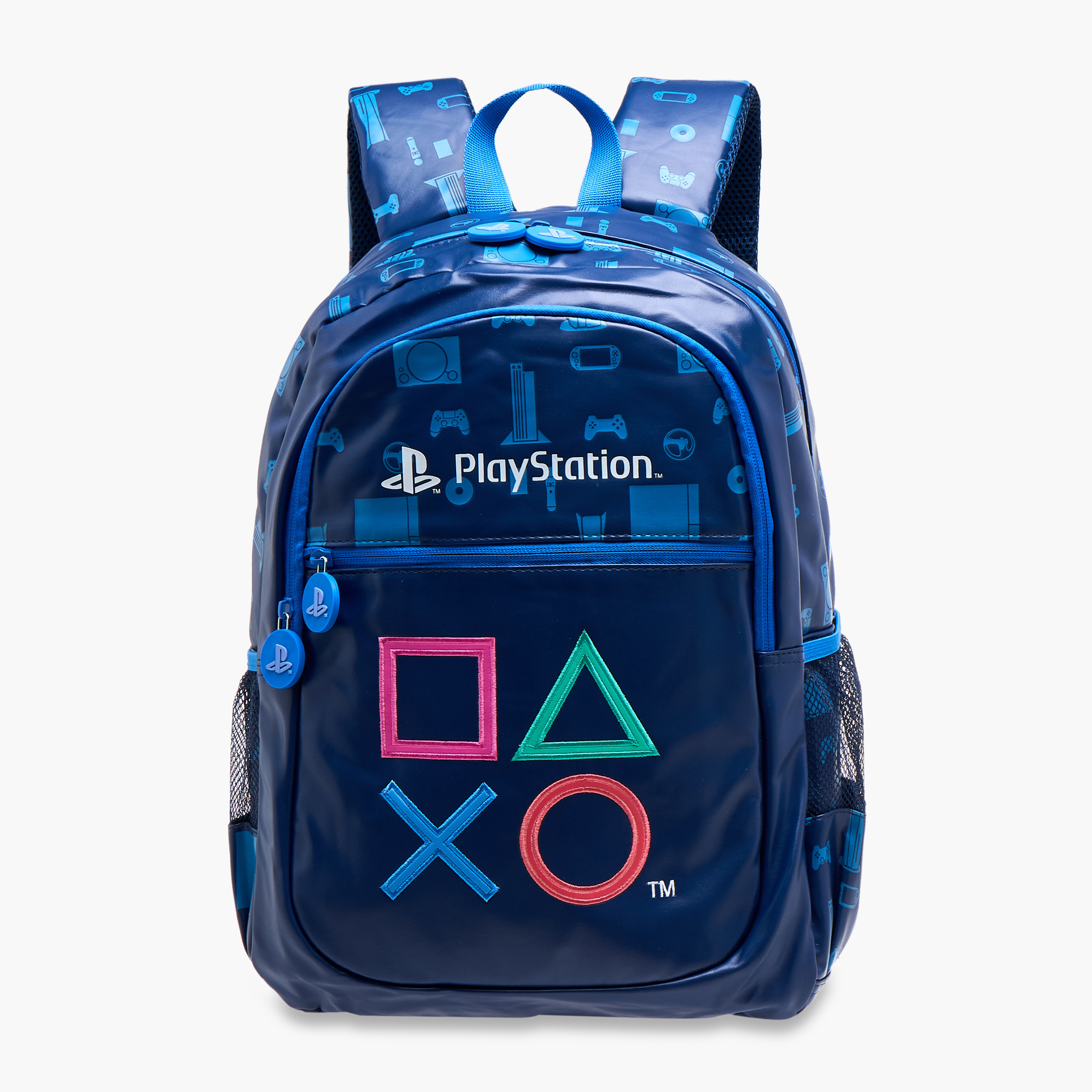 Sony Pictures Playstation Print Backpack with Adjustable Straps and Zip Closure - 16 inches-school-bagsandbackpacks-backpacks-image-1