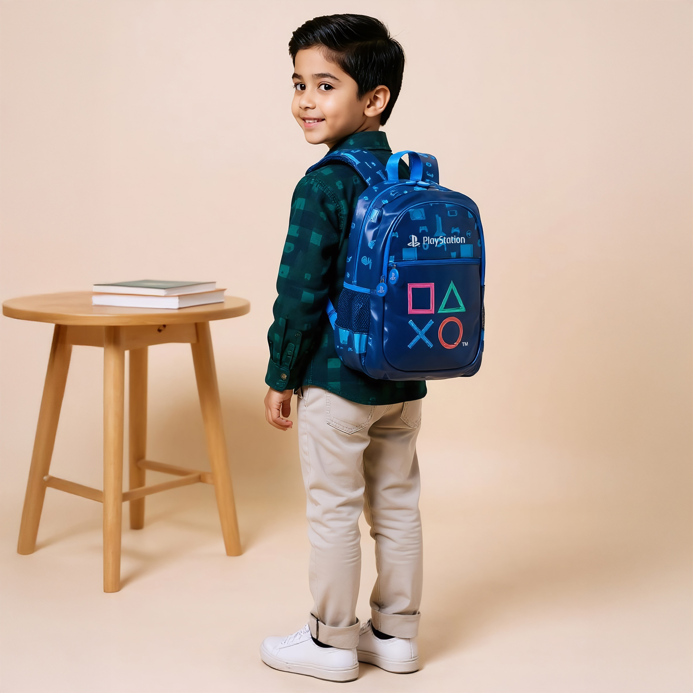 Sony Pictures Playstation Print Backpack with Adjustable Straps and Zip Closure - 16 inches-school-bagsandbackpacks-backpacks-image-2