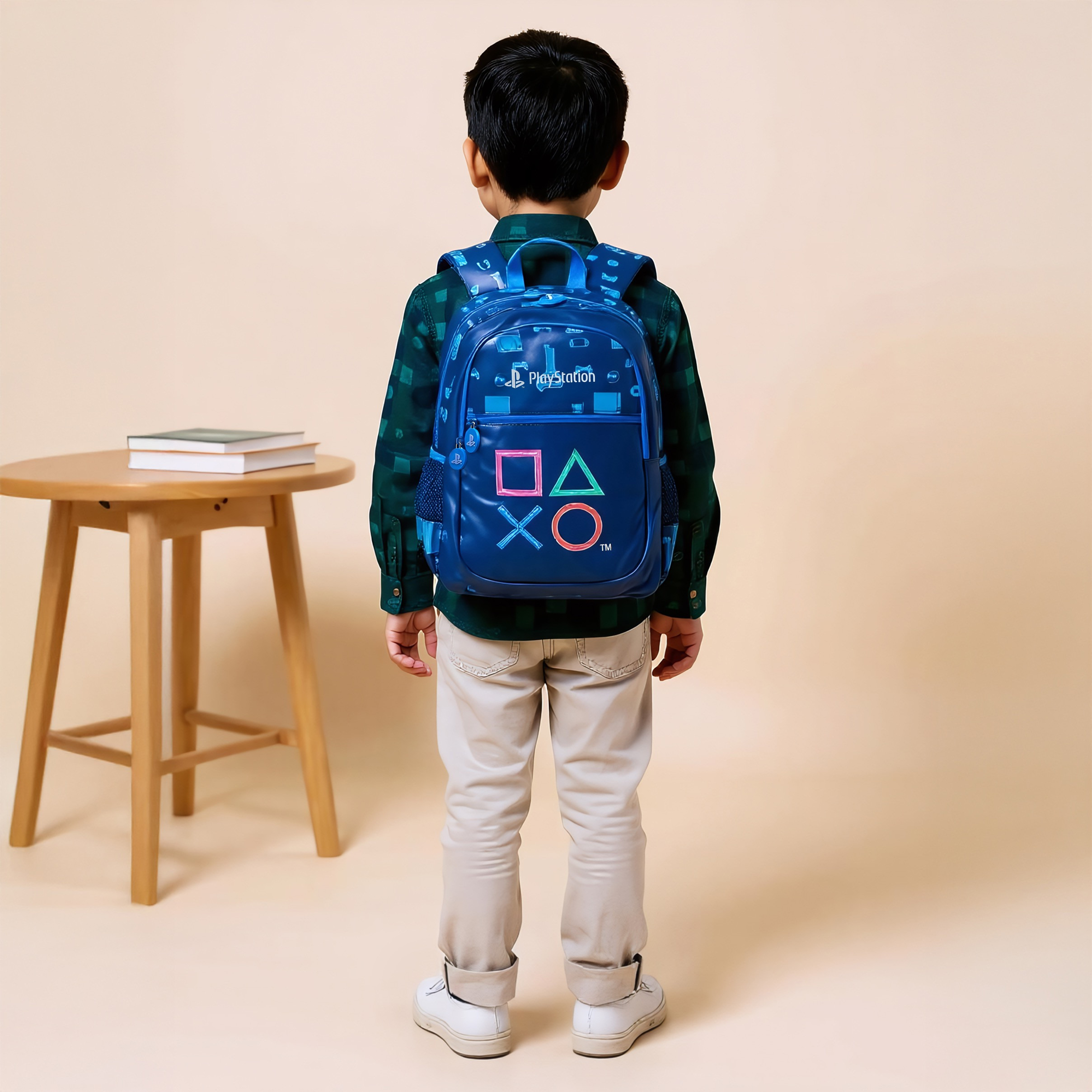 Sony Pictures Playstation Print Backpack with Adjustable Straps and Zip Closure - 16 inches-school-bagsandbackpacks-backpacks-image-3