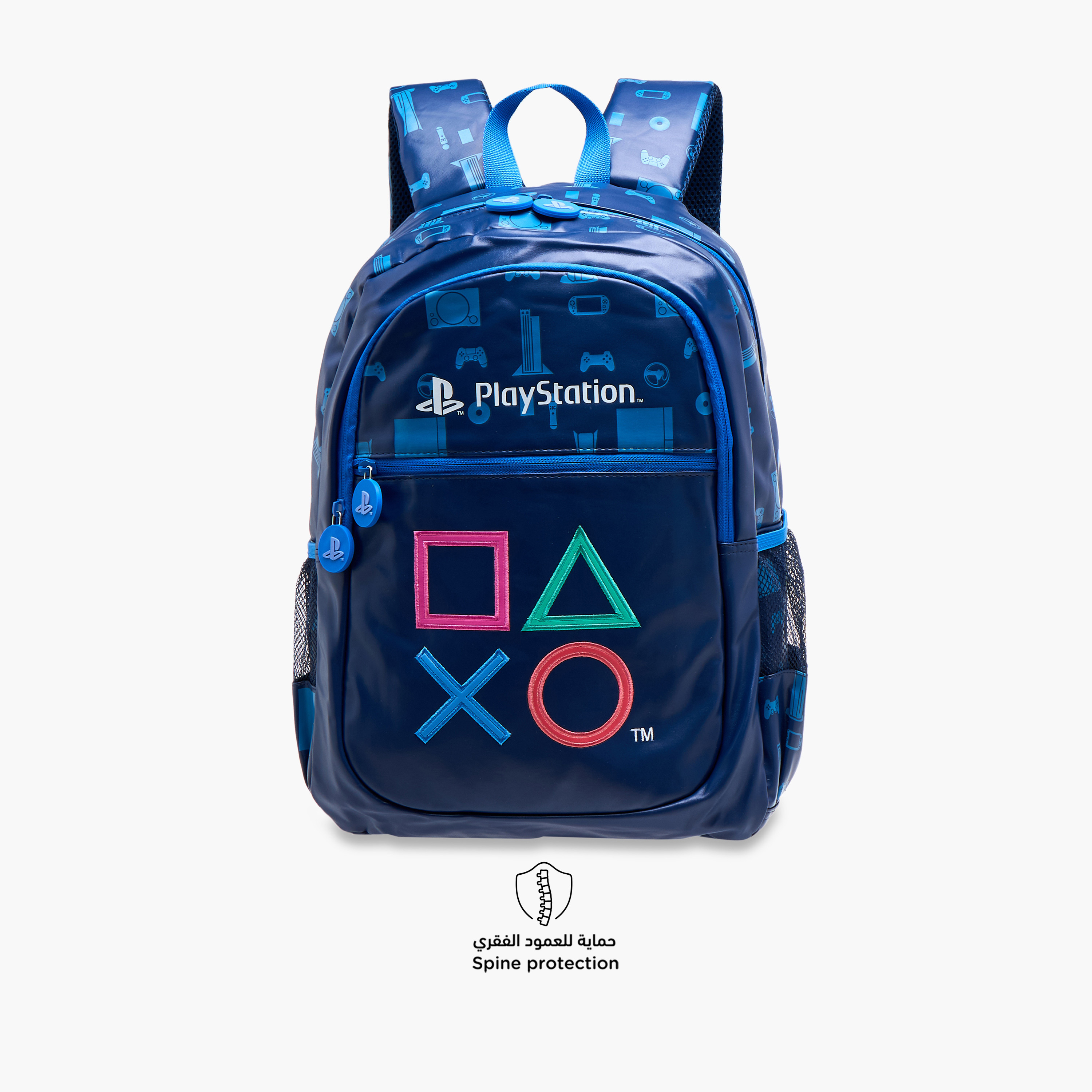 Sony Pictures Playstation Print Backpack with Adjustable Straps and Zip Closure - 16 inches-school-bagsandbackpacks-backpacks-image-6