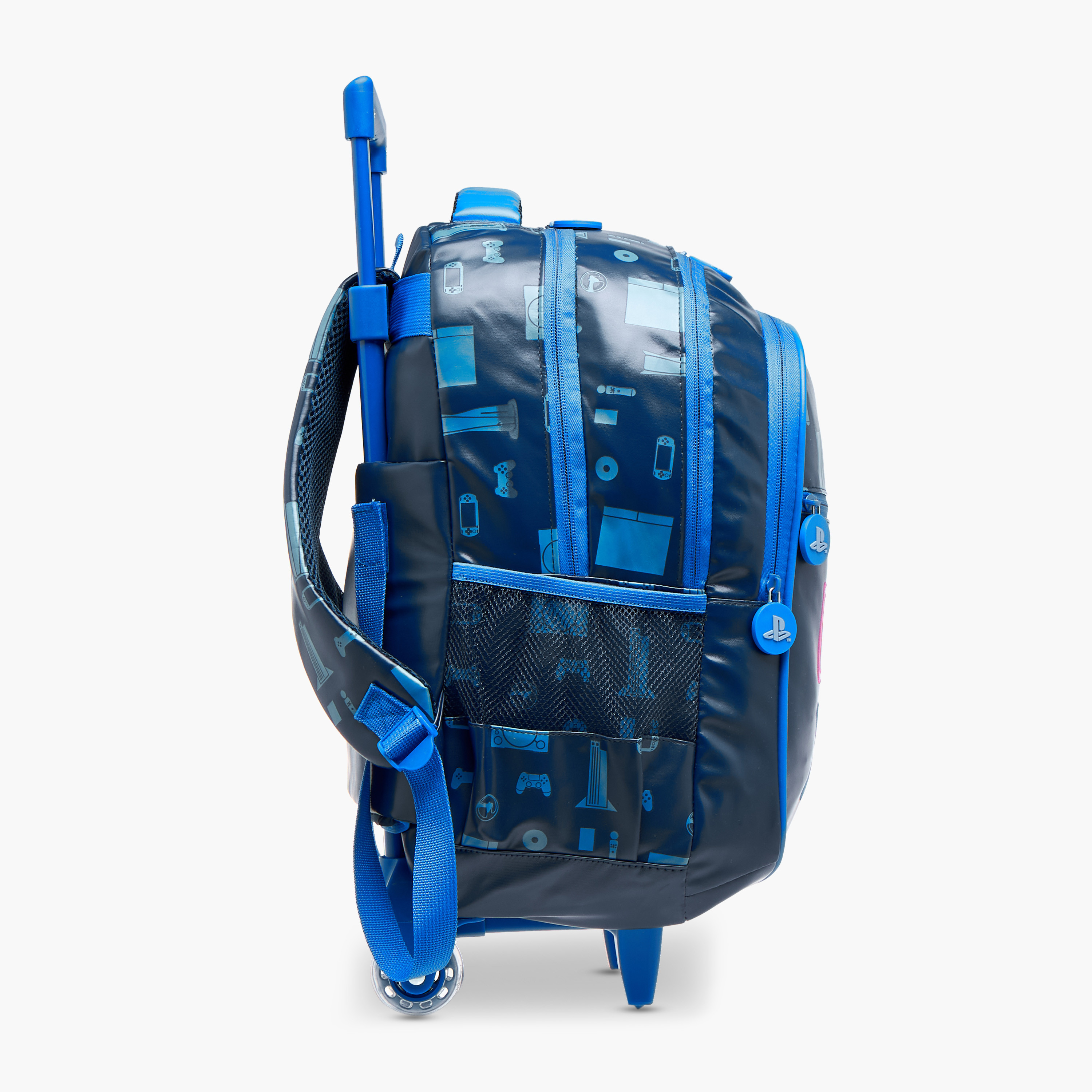 شنطة ظهر ترولي بطبعات سوني بيكتشرز بلايستيشن مع مقبض قابل للسحب - 16 بوصة-school-bagsandbackpacks-trolleybags-image-6