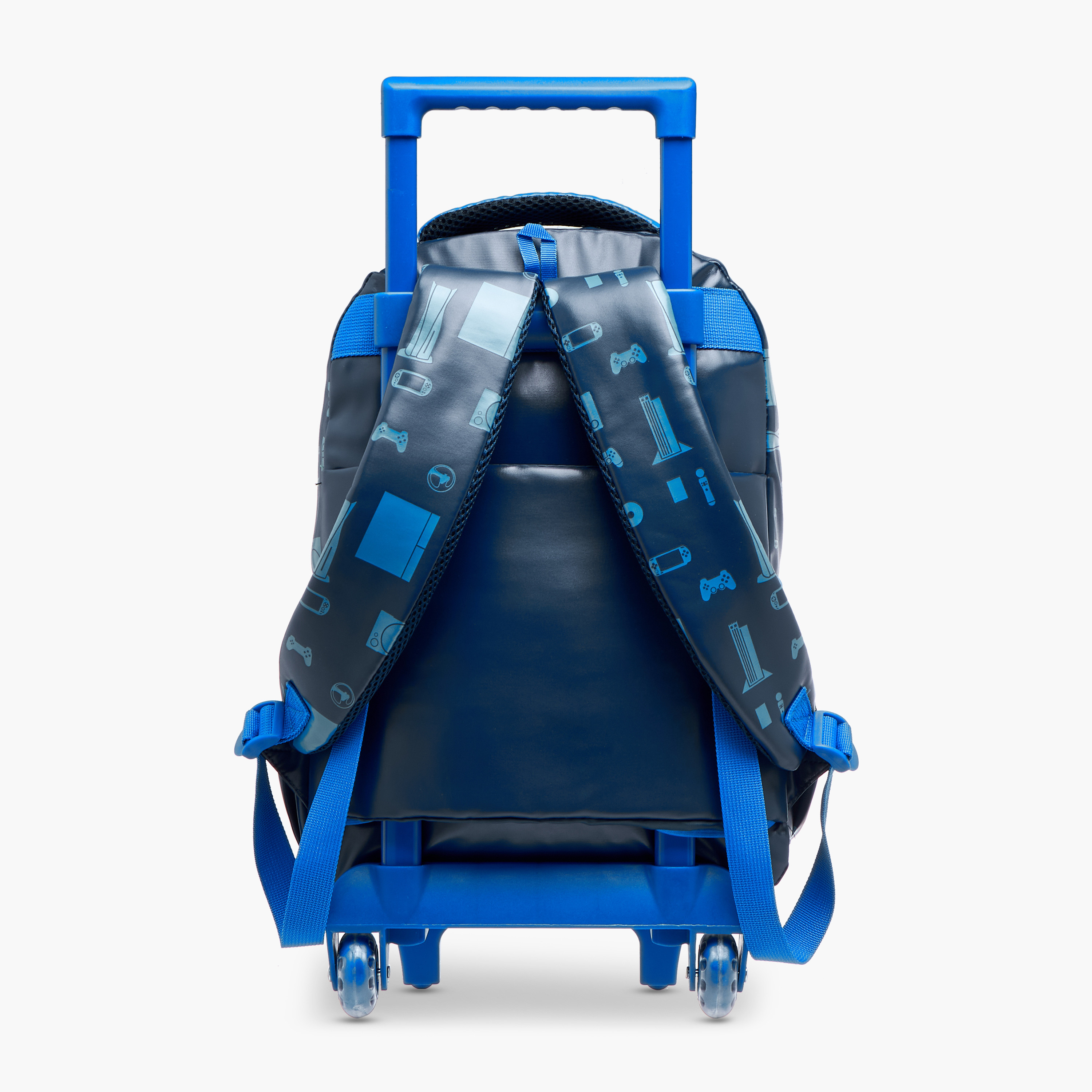 شنطة ظهر ترولي بطبعات سوني بيكتشرز بلايستيشن مع مقبض قابل للسحب - 16 بوصة-school-bagsandbackpacks-trolleybags-image-4