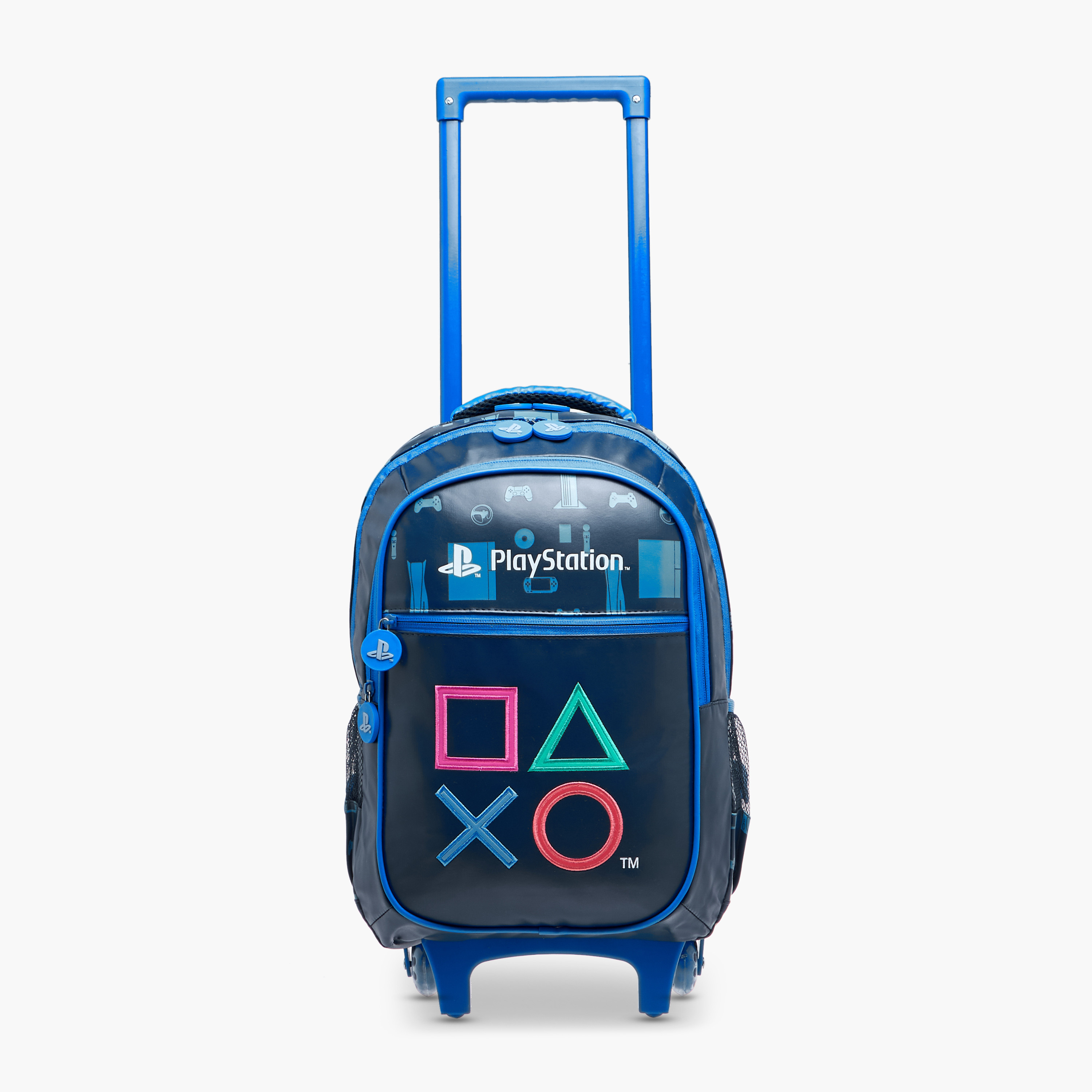 شنطة ظهر ترولي بطبعات سوني بيكتشرز بلايستيشن مع مقبض قابل للسحب - 16 بوصة-school-bagsandbackpacks-trolleybags-image-2