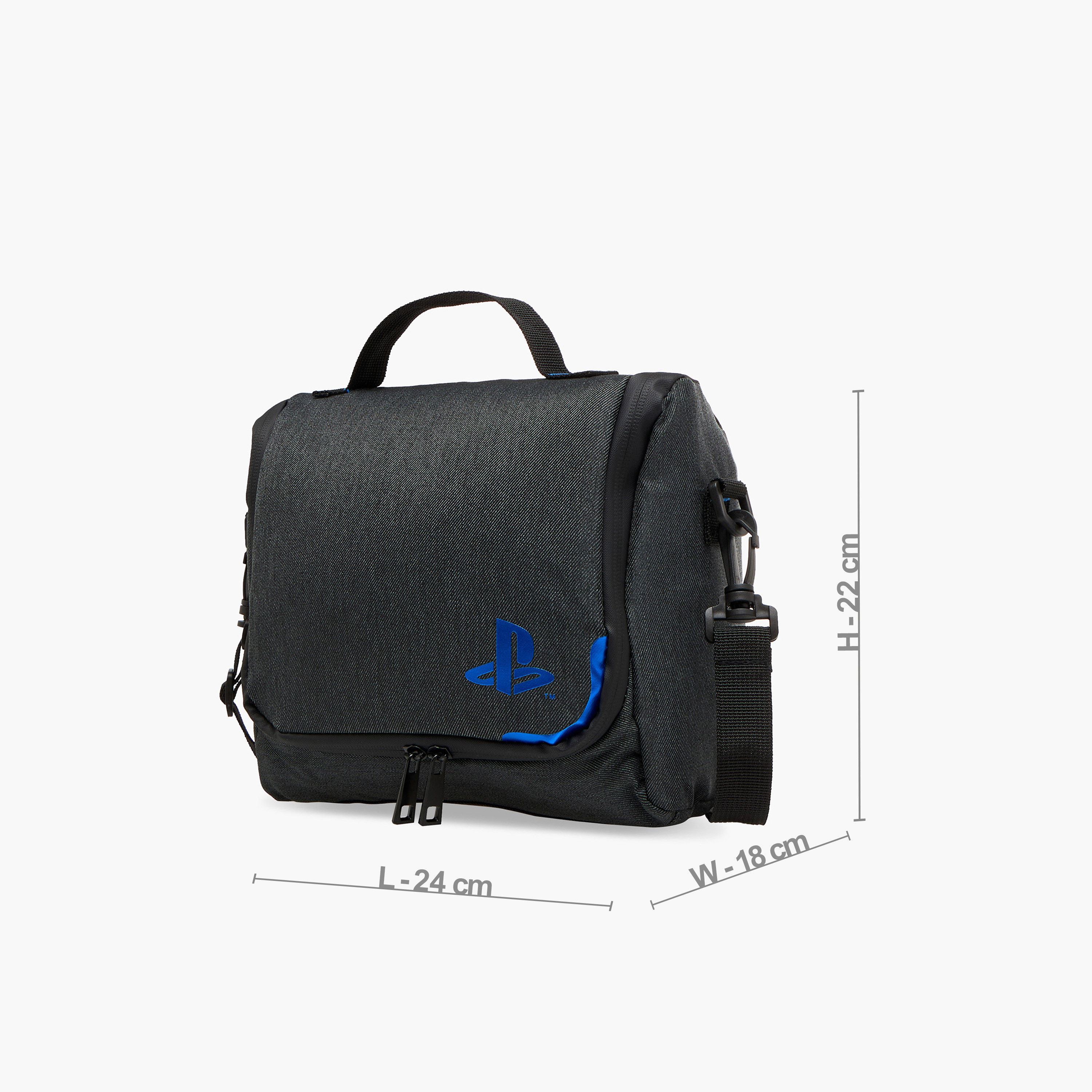 Sony Pictures Playstation Print Lunch Bag with Zip Closure-school-lunchessentials-lunchbags-image-2