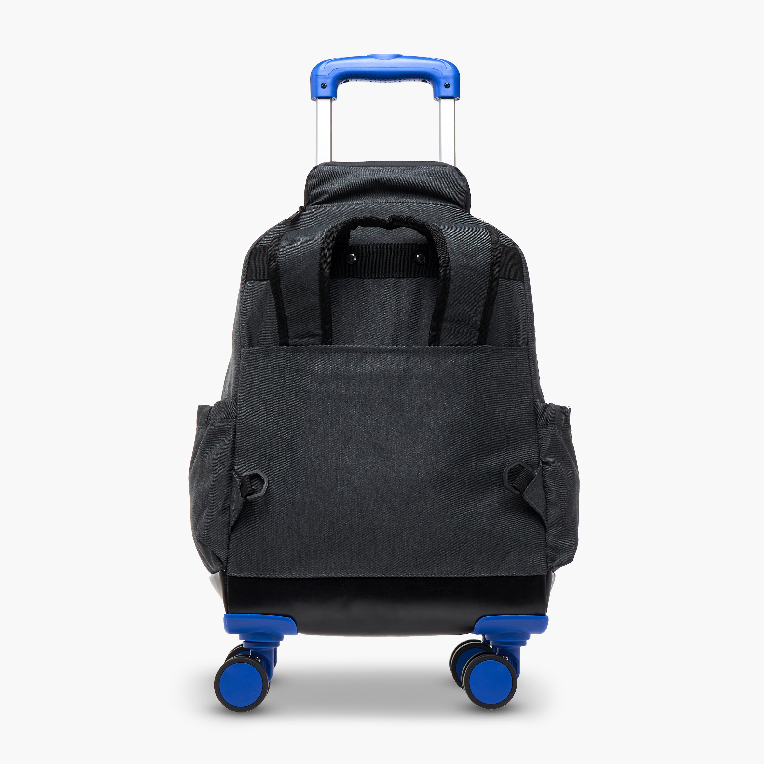 Sony Pictures Solid Trolley Backpack with Retractable Handle - 18 inches-school-bagsandbackpacks-trolleybags-image-6