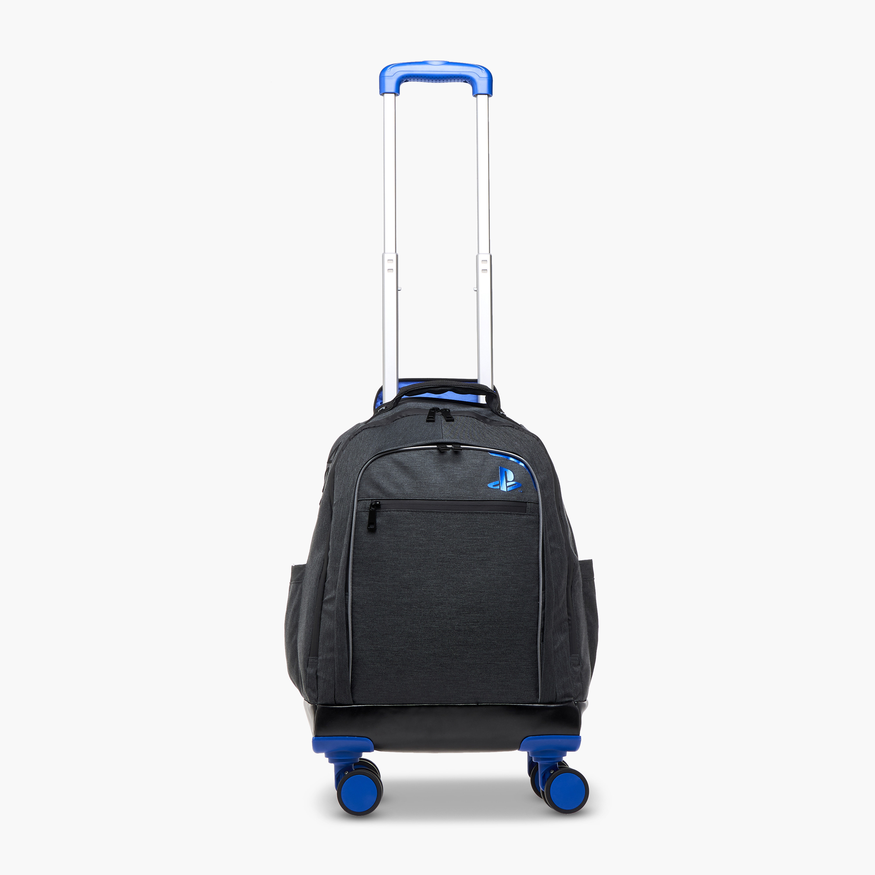 Sony Pictures Solid Trolley Backpack with Retractable Handle - 18 inches-school-bagsandbackpacks-trolleybags-image-7