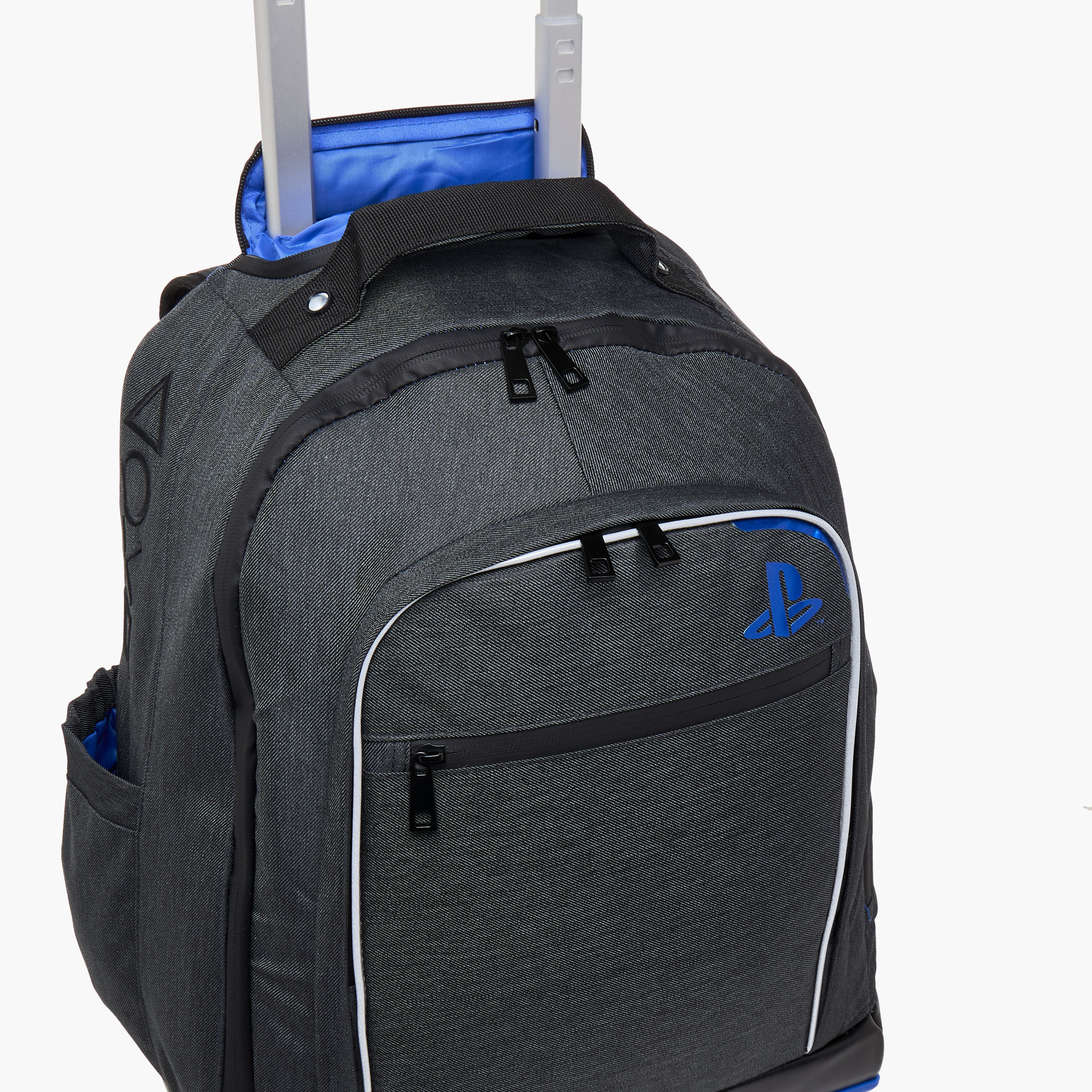 Sony Pictures Solid Trolley Backpack with Retractable Handle - 18 inches-school-bagsandbackpacks-trolleybags-image-8
