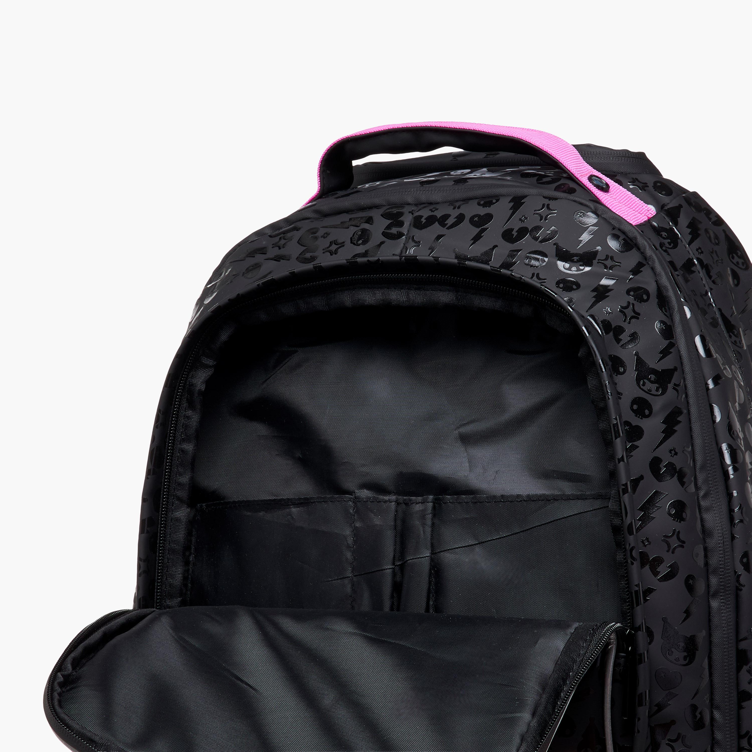 شنطة ظهر ترولي بطبعات كورومي ومقبض قابل للسحب - 18 بوصة-school-bagsandbackpacks-trolleybags-image-16