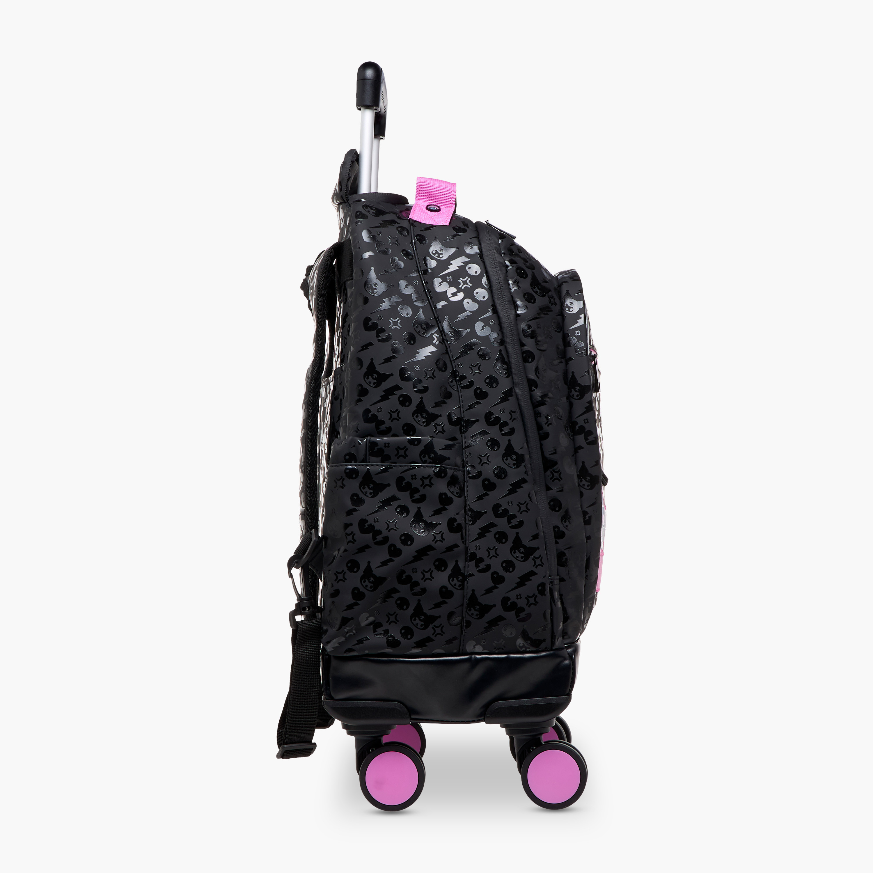 شنطة ظهر ترولي بطبعات كورومي ومقبض قابل للسحب - 18 بوصة-school-bagsandbackpacks-trolleybags-image-4