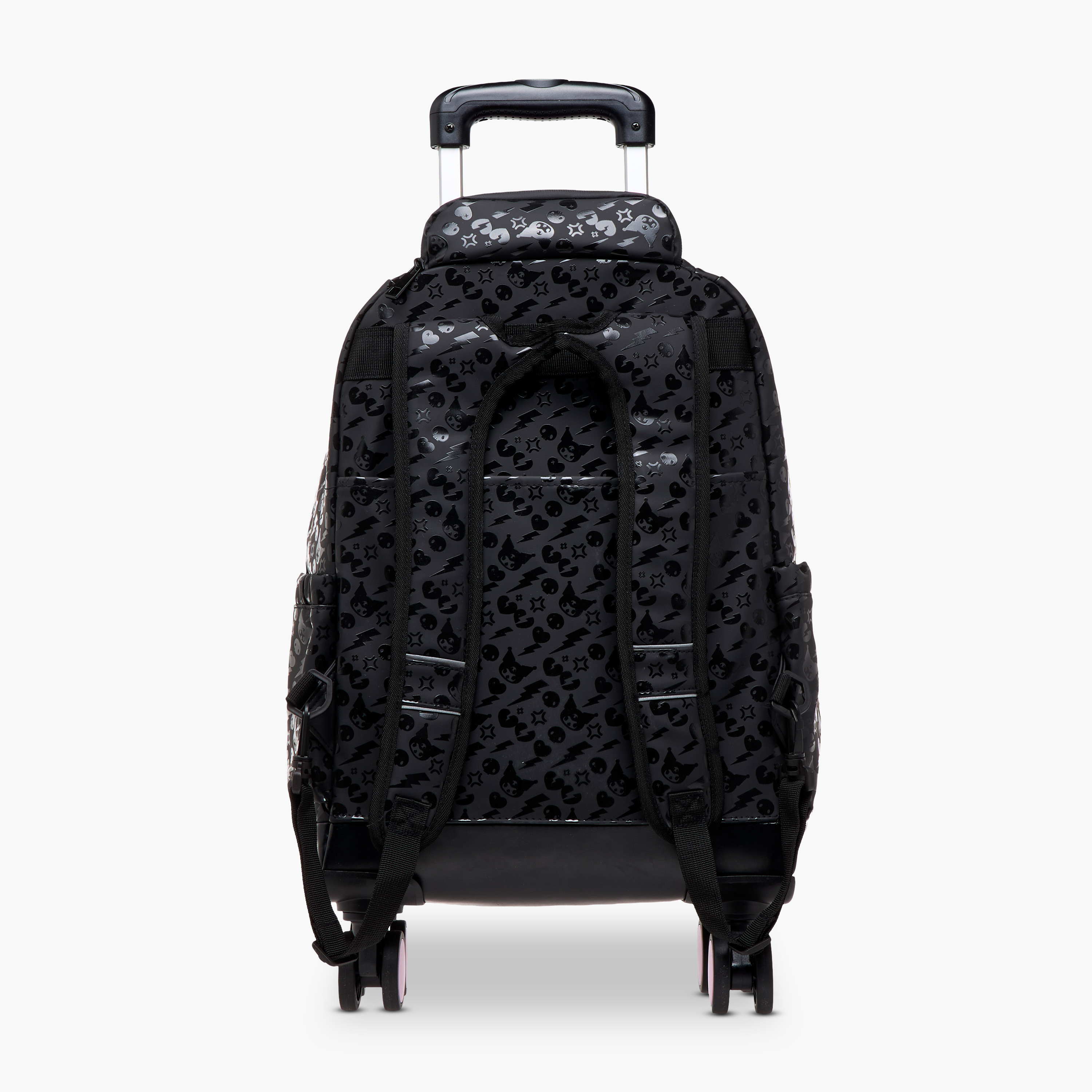 شنطة ظهر ترولي بطبعات كورومي ومقبض قابل للسحب - 18 بوصة-school-bagsandbackpacks-trolleybags-image-6