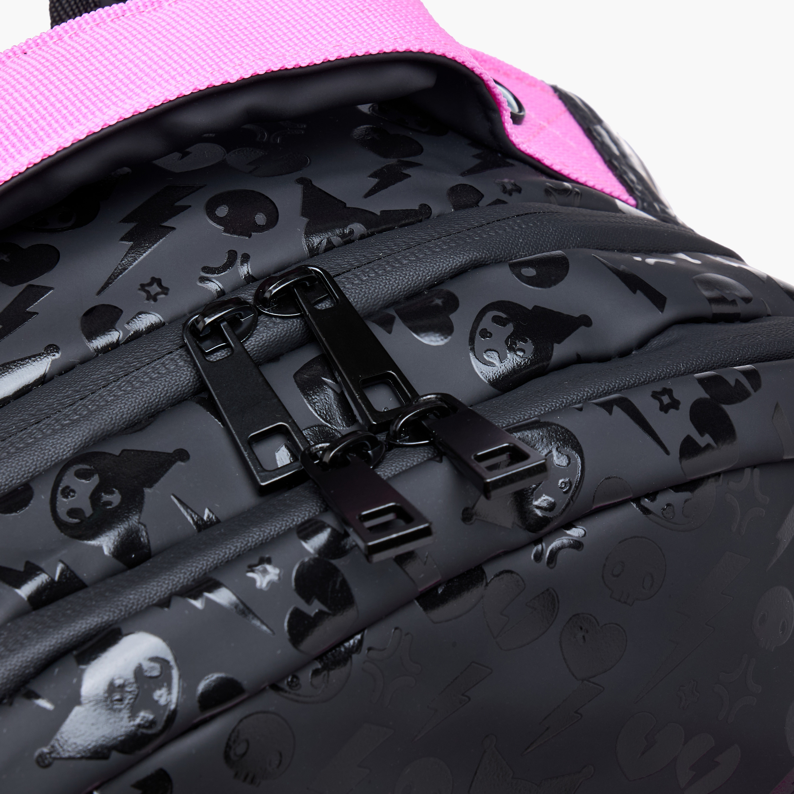 Kuromi Printed Backpack with Adjustable Straps and Zip Closure - 17 inches-school-bagsandbackpacks-backpacks-image-9