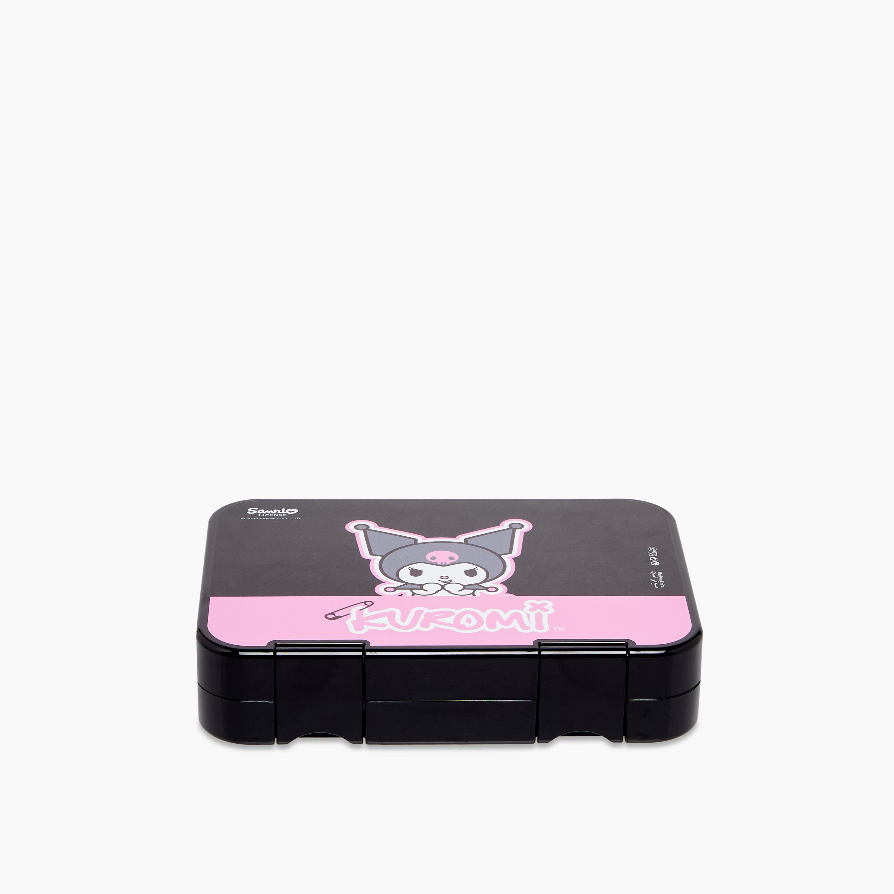 Kuromi Print Lunch Box with Clip Lock Closure-school-lunchessentials-lunchboxes-image-1