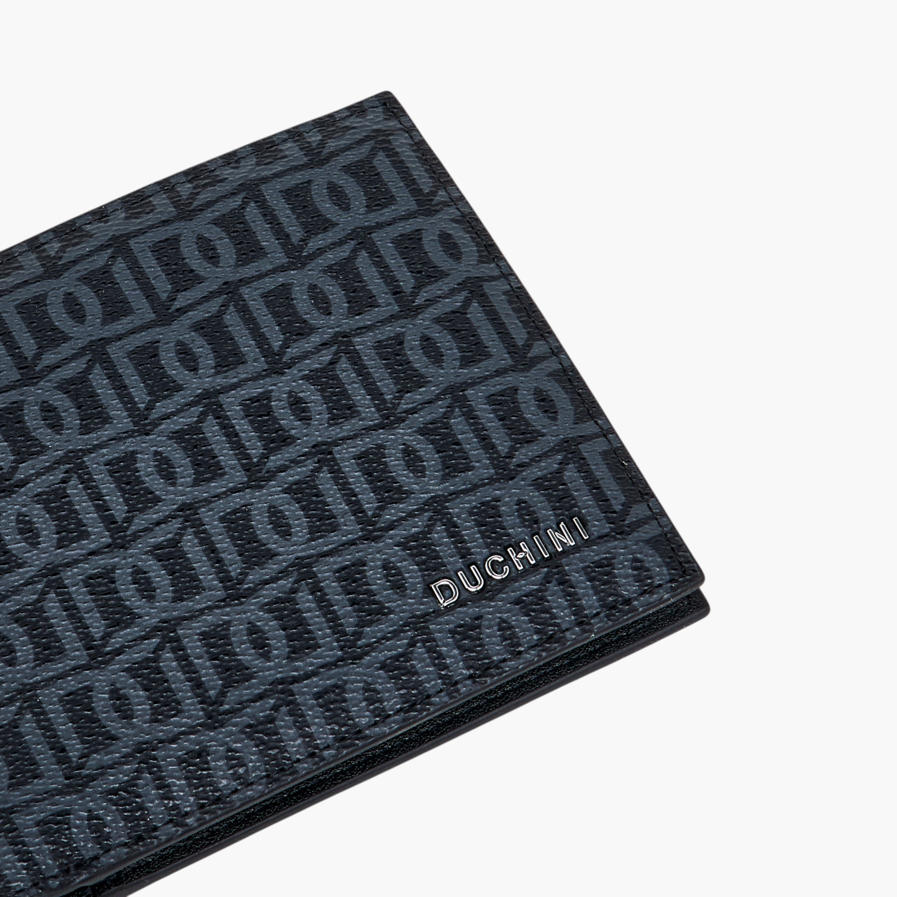 Duchini Monogram Print Bi-Fold Wallet-men-beltsandwallets-wallets-image-4