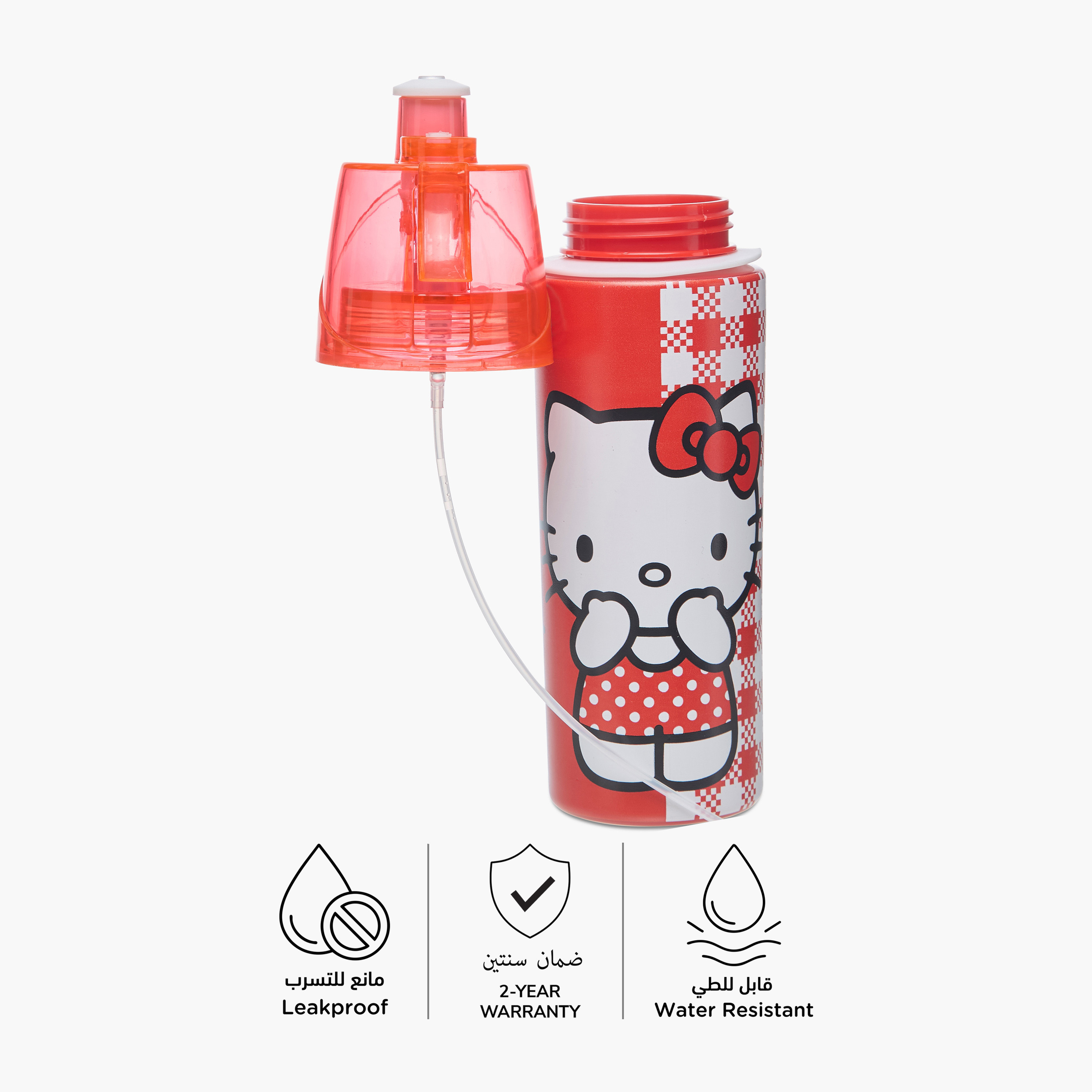 Hello Kitty Tritan Water Bottle with Water Mist Trigger – 500 ml-school-waterbottles-image-2