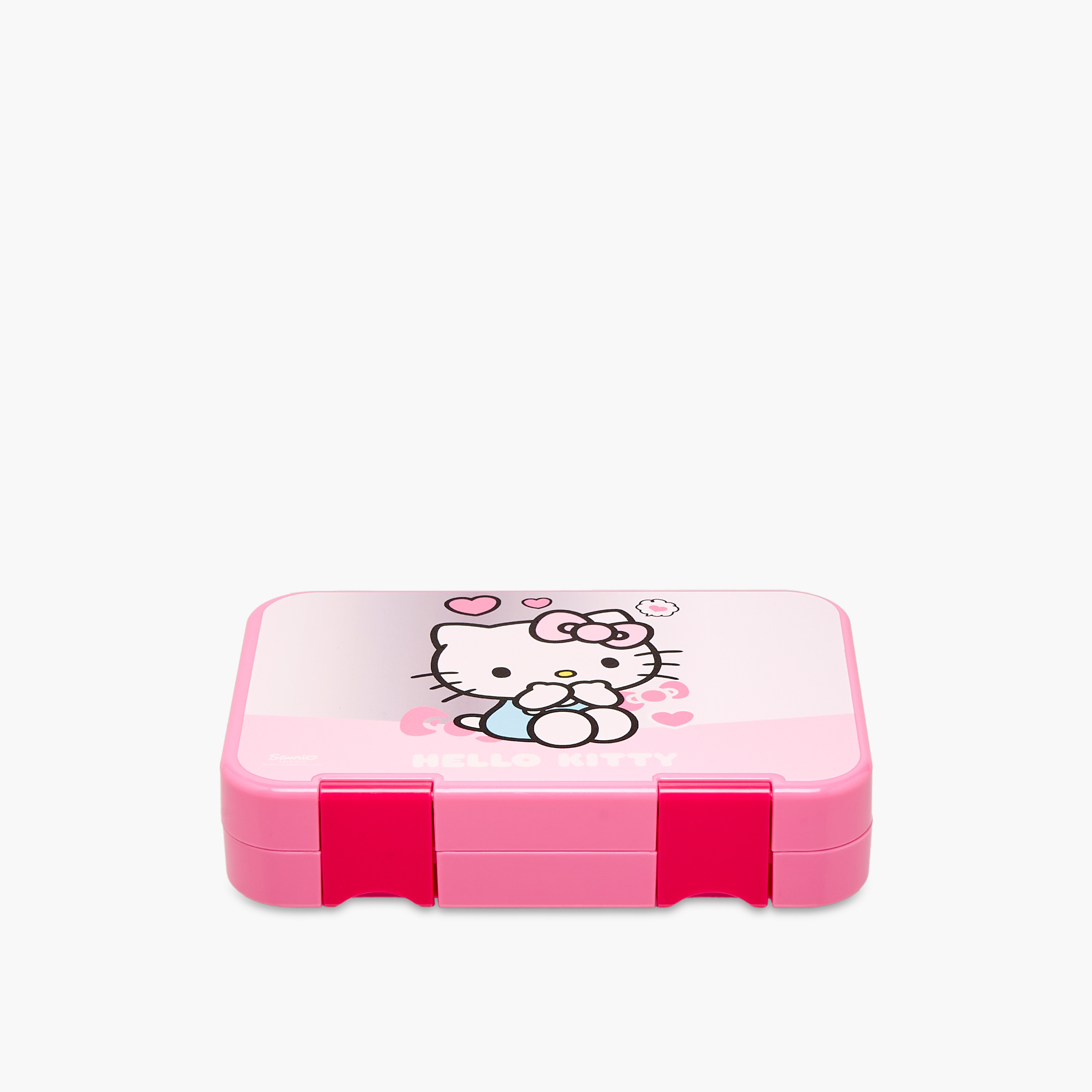 Hello Kitty Print Lunch Box with Clip Lock Closure-school-lunchessentials-lunchboxes-image-1