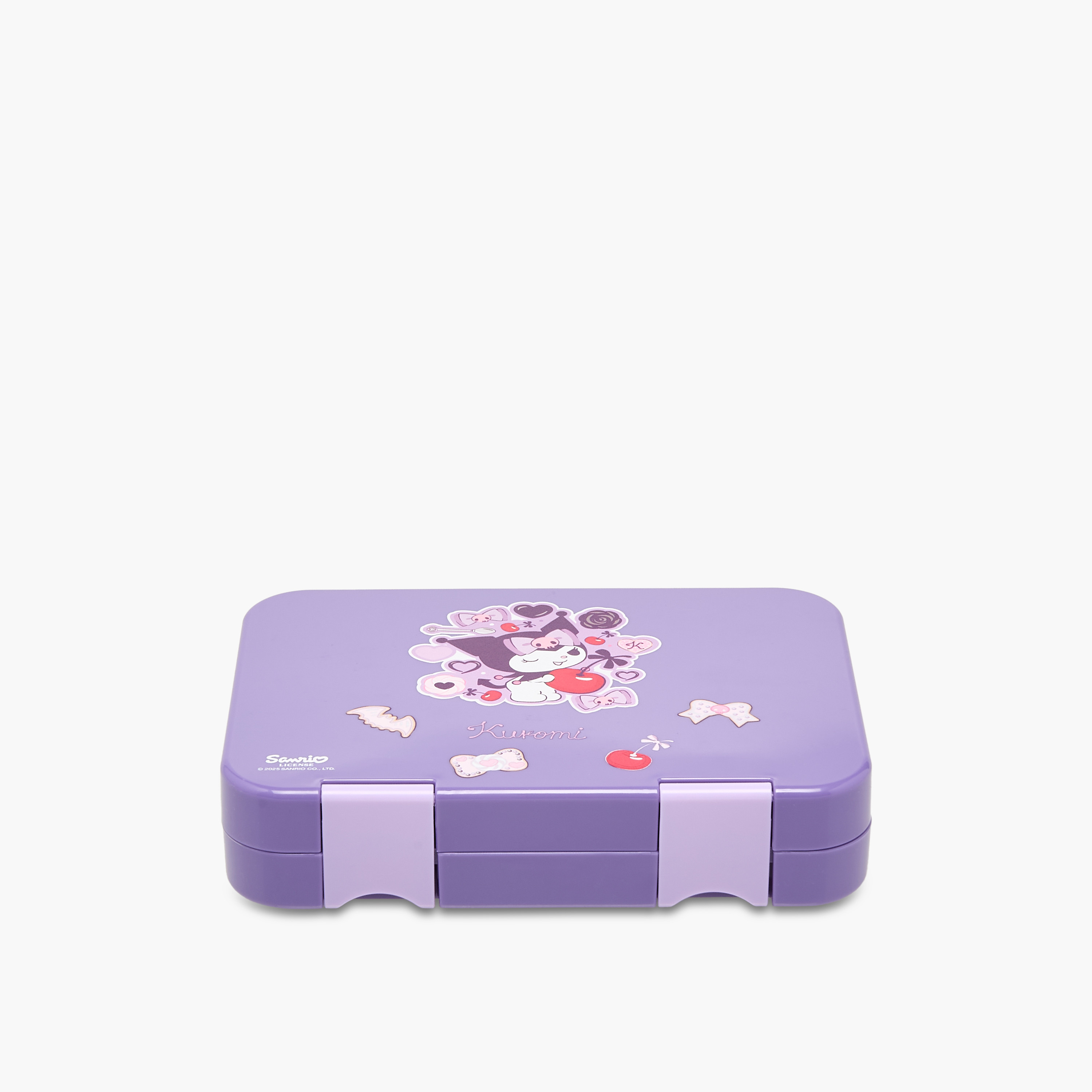 Kuromi Printed Lunch Box with Clip Lock Closure-school-lunchessentials-lunchboxes-image-1