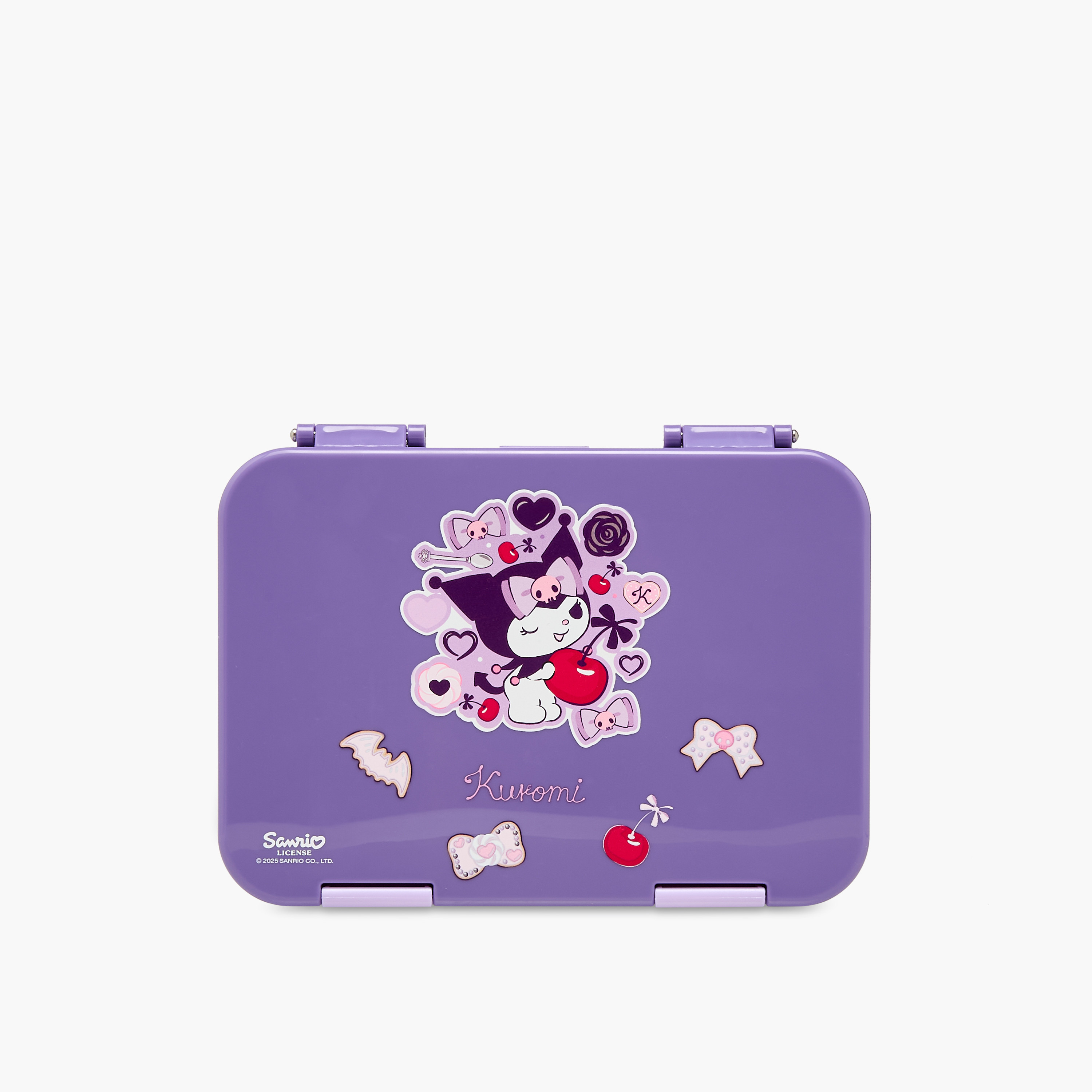 Kuromi Printed Lunch Box with Clip Lock Closure-school-lunchessentials-lunchboxes-image-3
