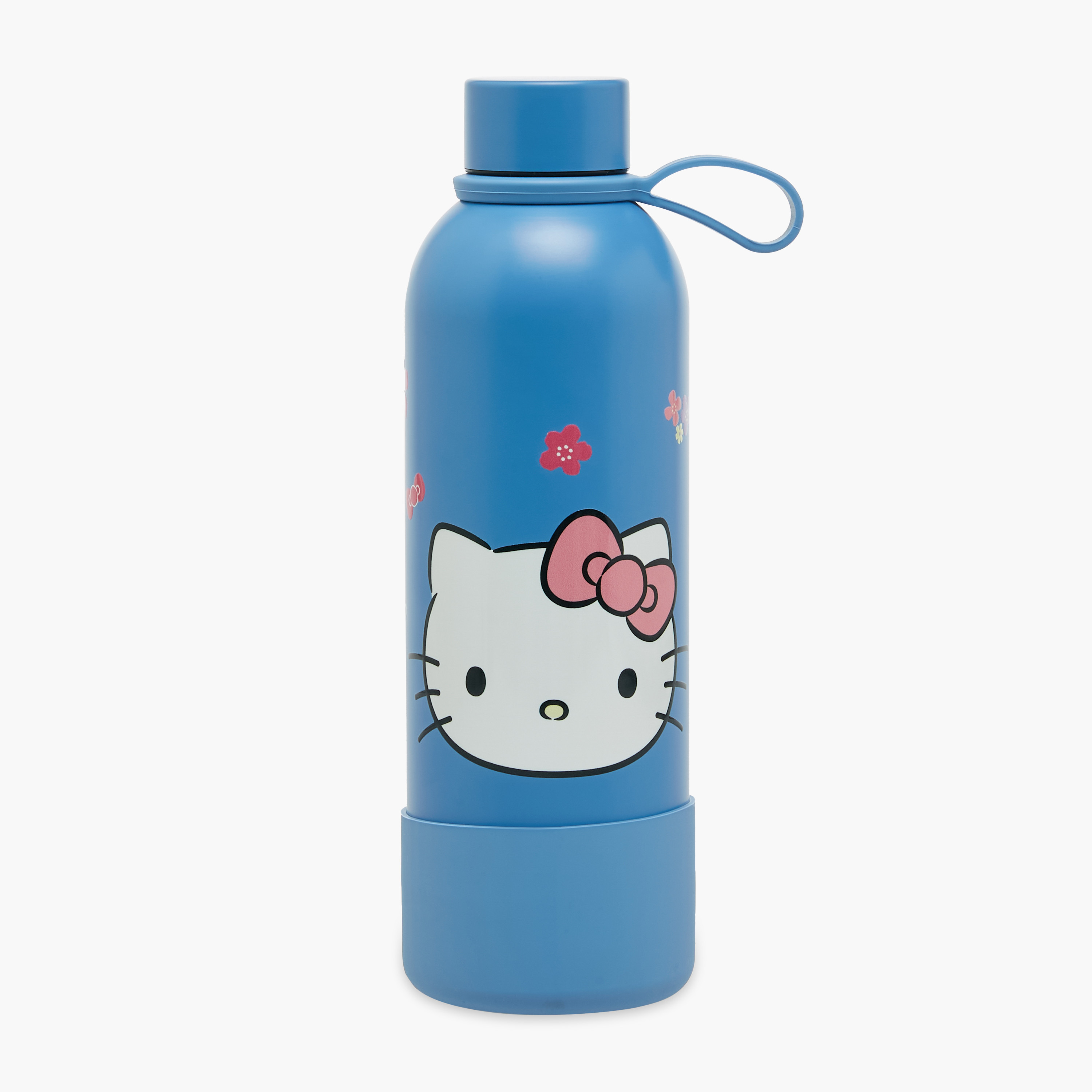 Hello Kitty Print Water Bottle - 500 ml-school-waterbottles-image-1