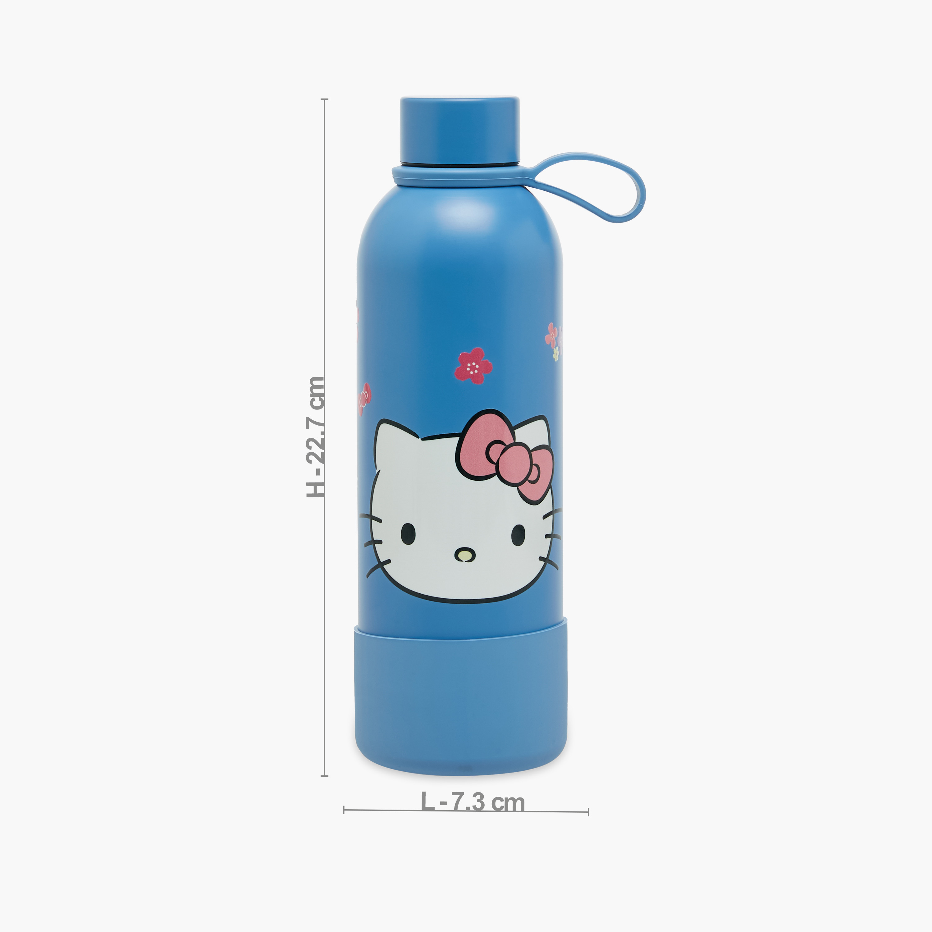 Hello Kitty Print Water Bottle - 500 ml-school-waterbottles-image-2