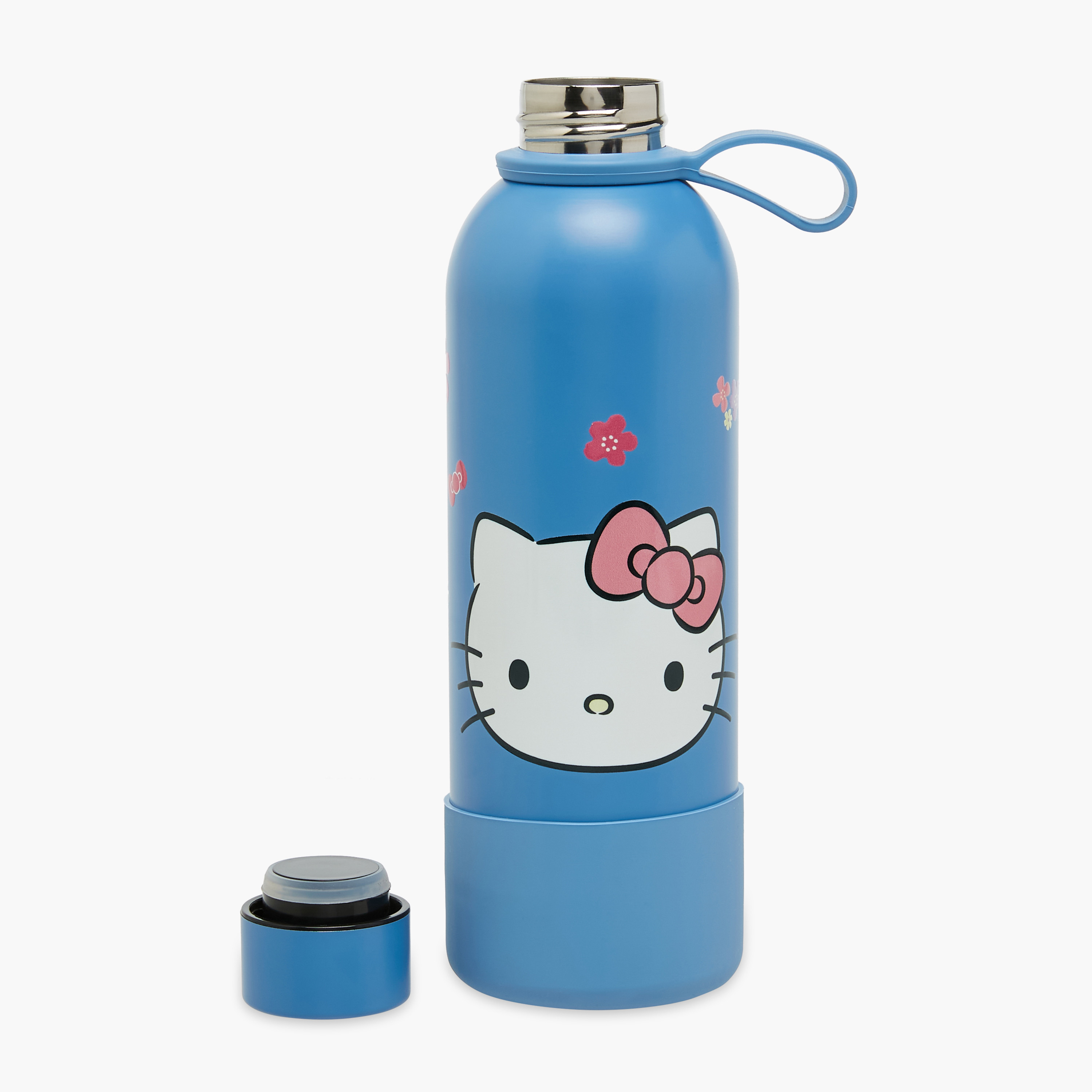 Hello Kitty Print Water Bottle - 500 ml-school-waterbottles-image-3
