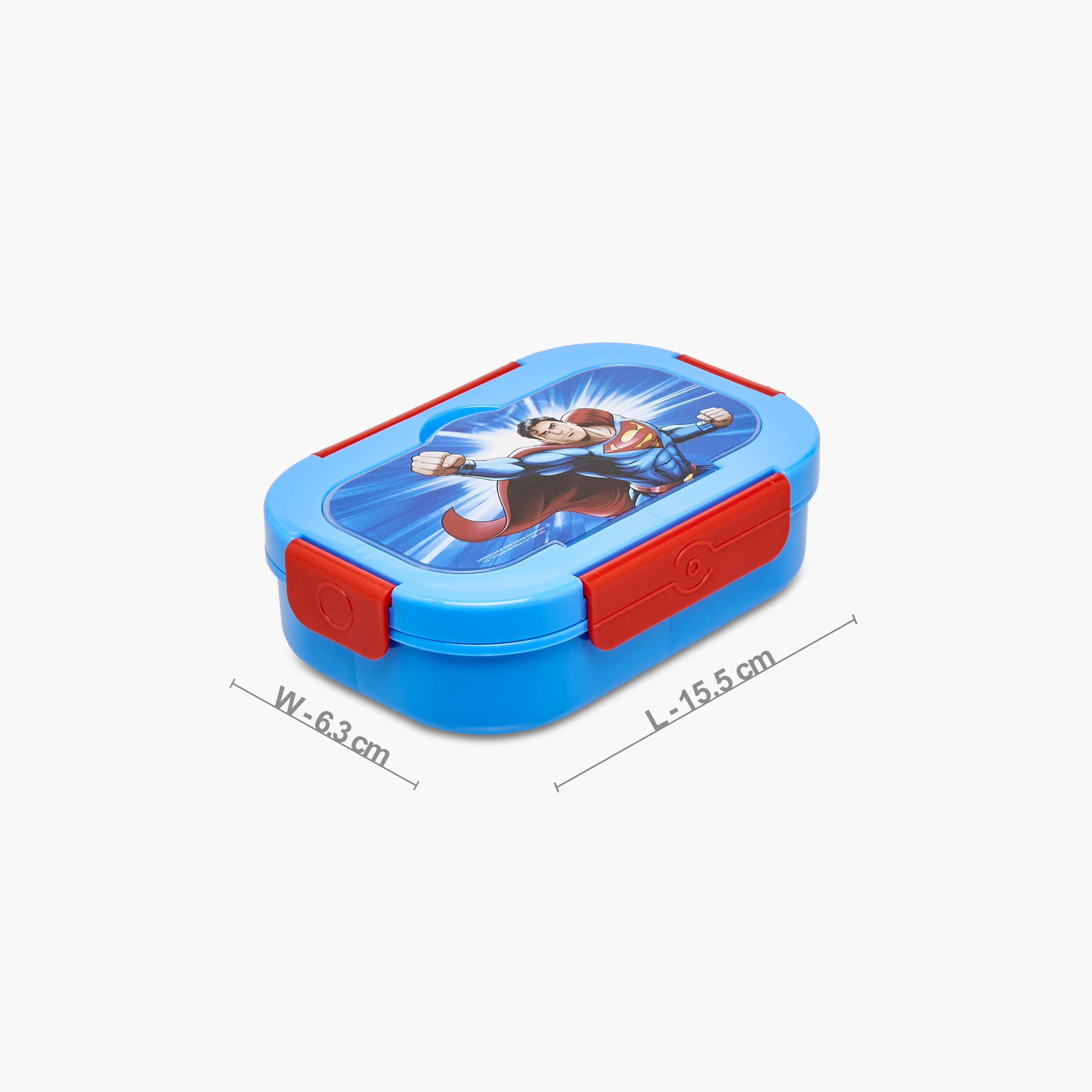 Superman Print Sectioned Lunch Box-school-lunchessentials-lunchboxes-image-2