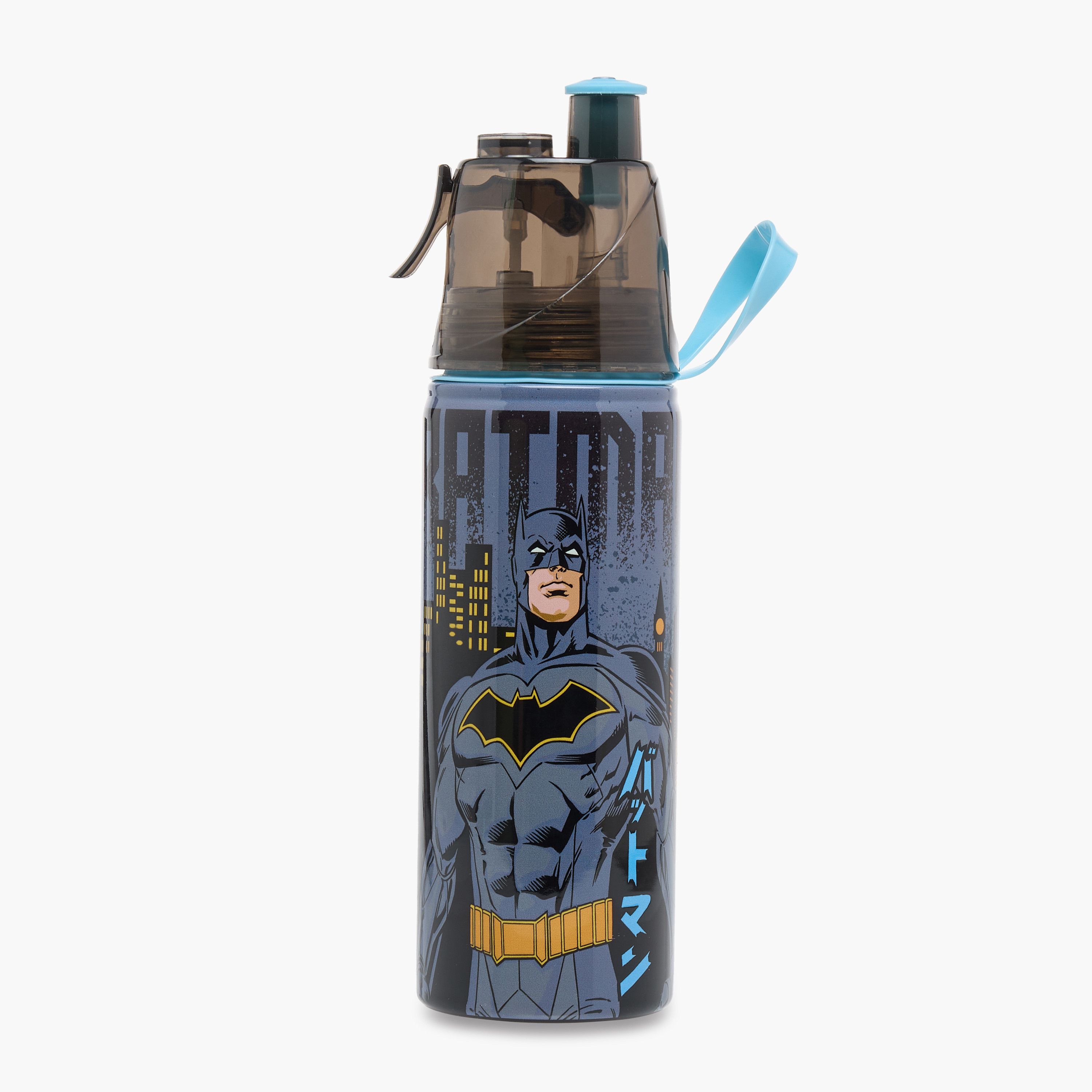 Batman Print Water Bottle - 500 ml-school-waterbottles-image-1