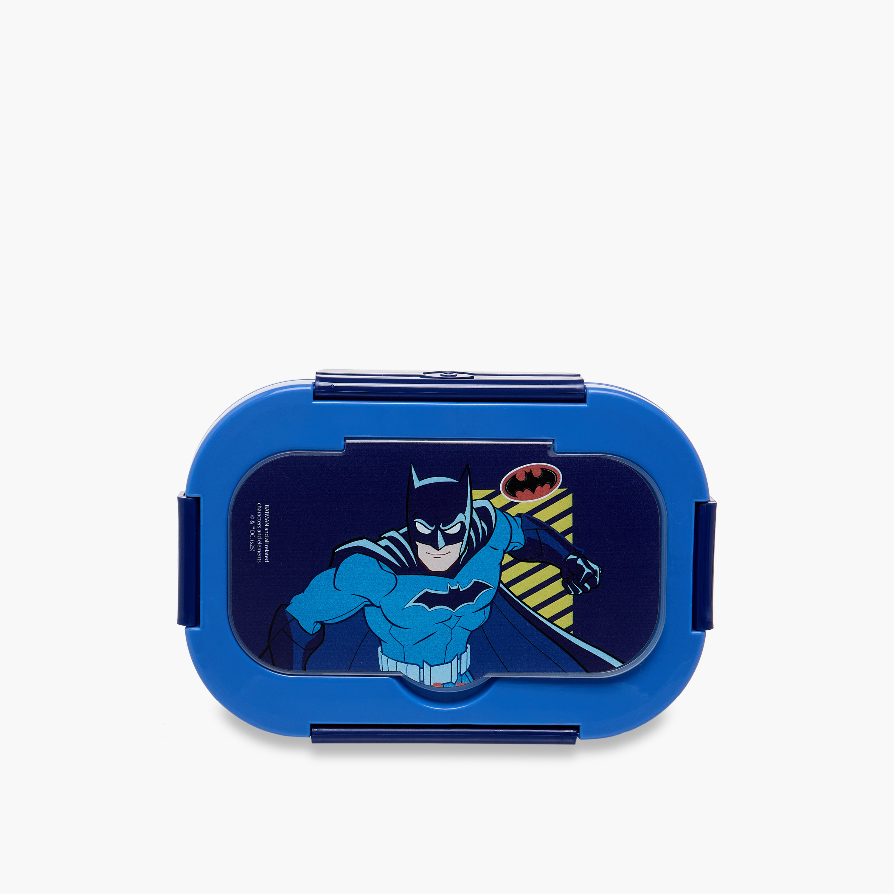 Batman Print Lunch Box with Clip Lock Closure-school-lunchessentials-lunchboxes-image-5