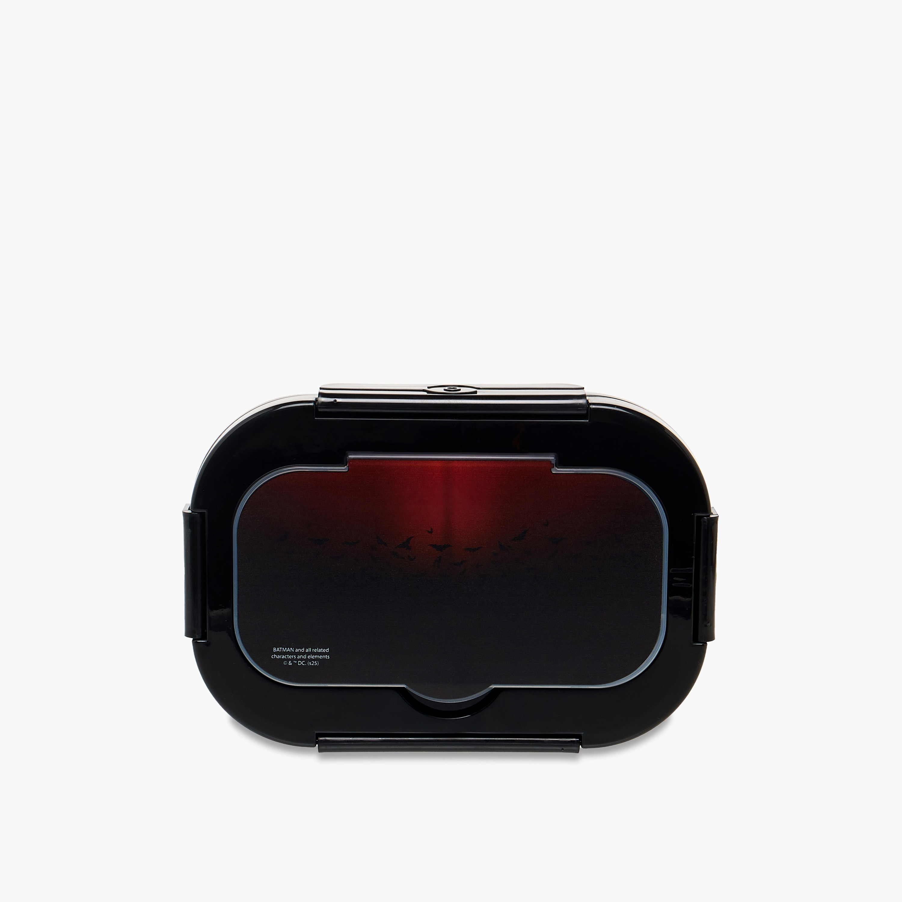 Batman Print Lunch Box with Clip Lock Closure-school-lunchessentials-lunchboxes-image-3