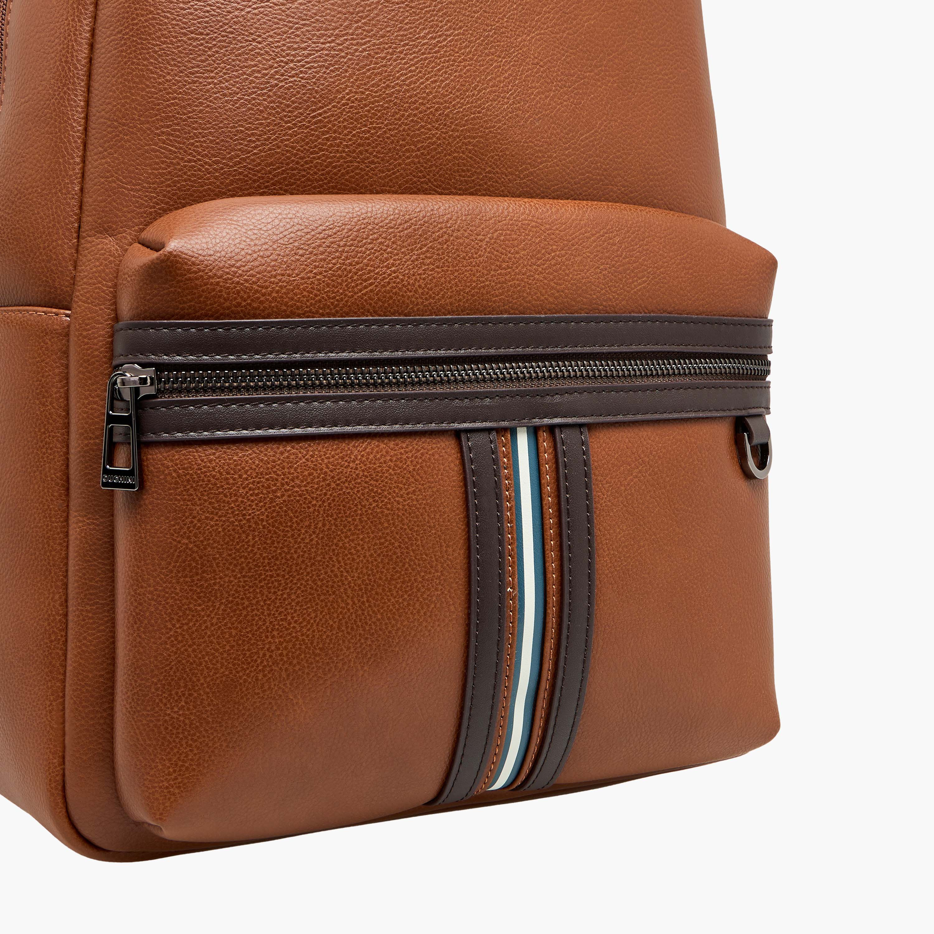 شنطة ظهر مقلمة بسحاب إغلاق من دوتشيني - 31x17x43 سم-men-bags-image-3