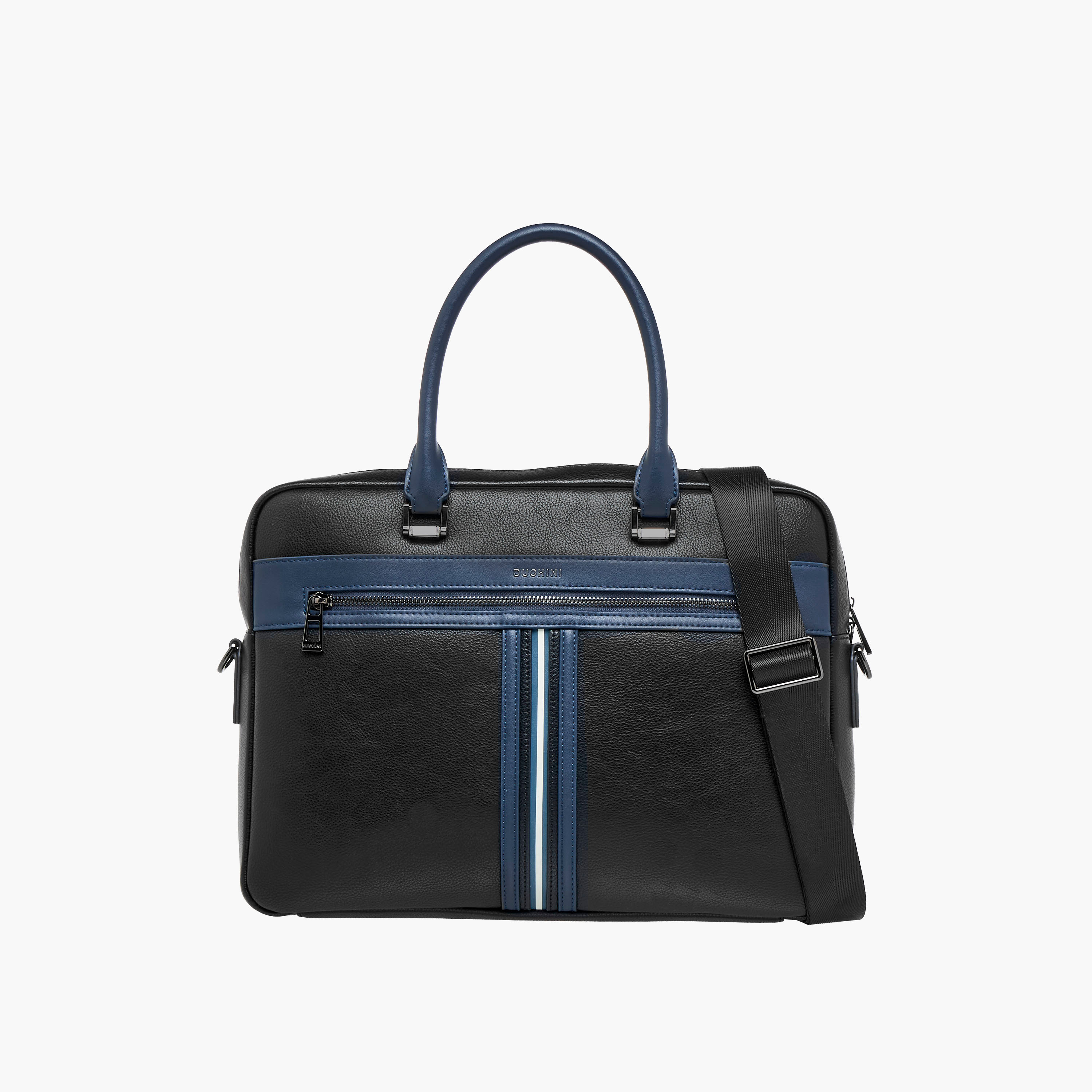 شنطة لابتوب بحزام قابل للفصل وسحاب إغلاق من دوتشيني-men-bags-image-1