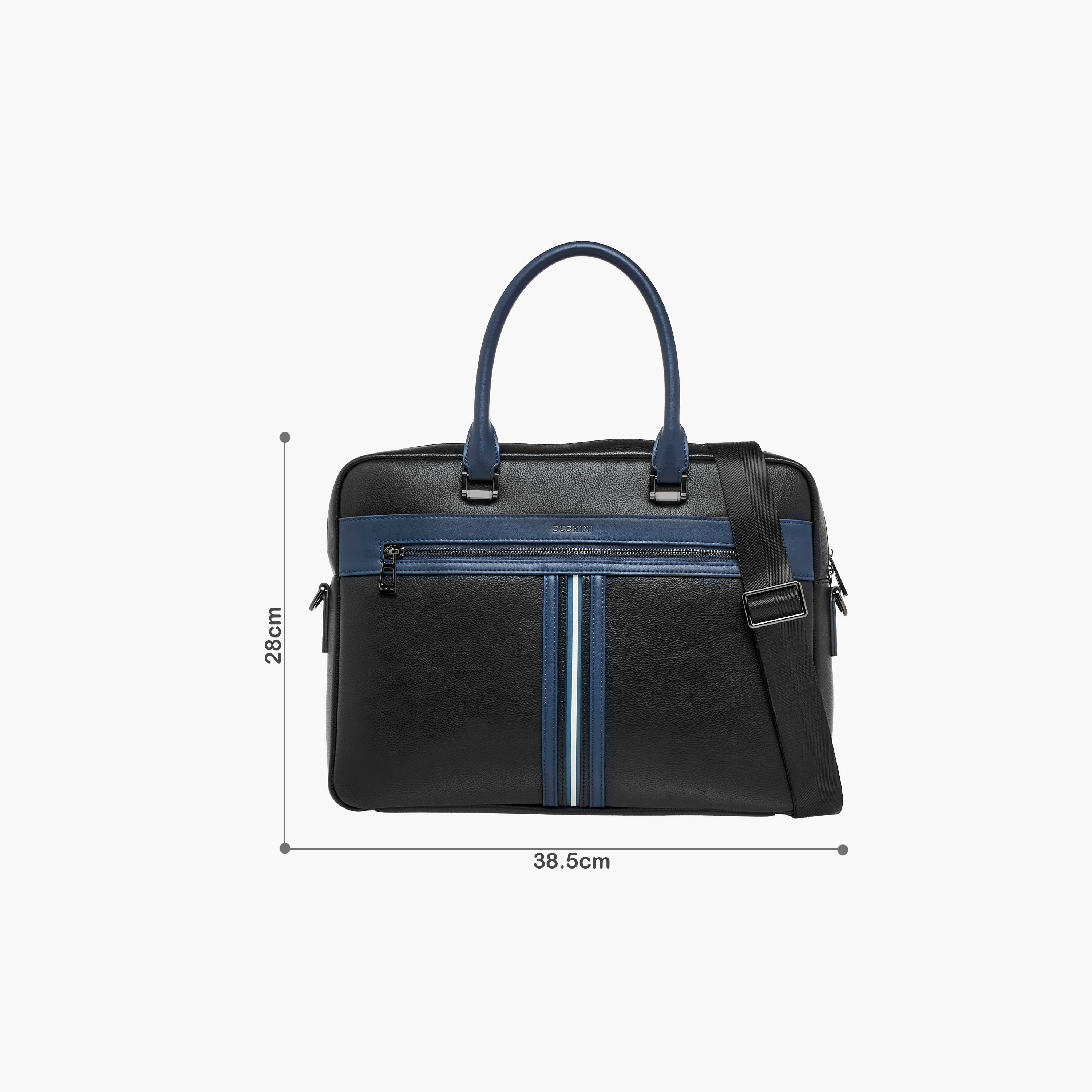 شنطة لابتوب بحزام قابل للفصل وسحاب إغلاق من دوتشيني-men-bags-image-2