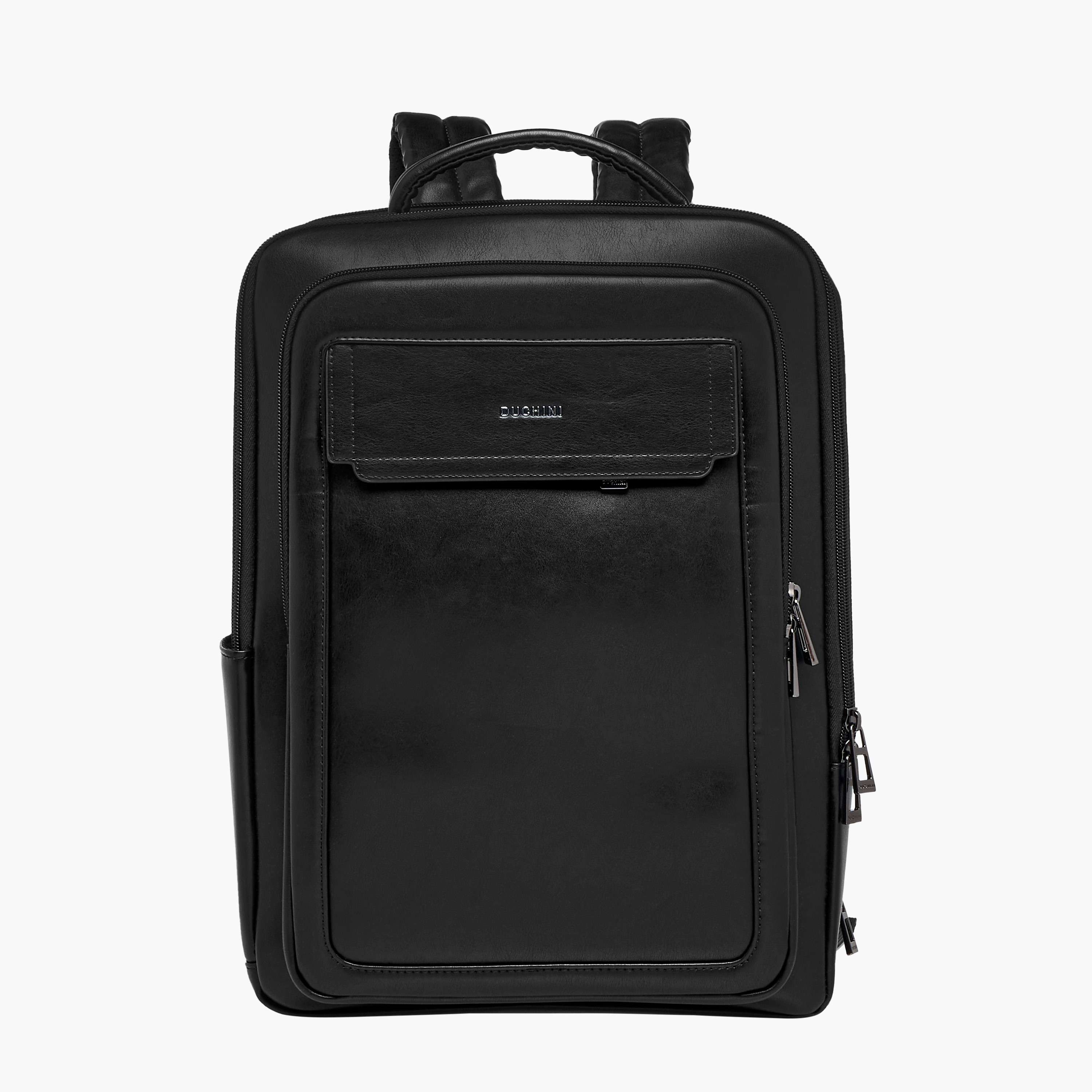 Duchini Solid Backpack with Top Handle and Zip Closure - 31x17x43 cm-men-bags-image-1