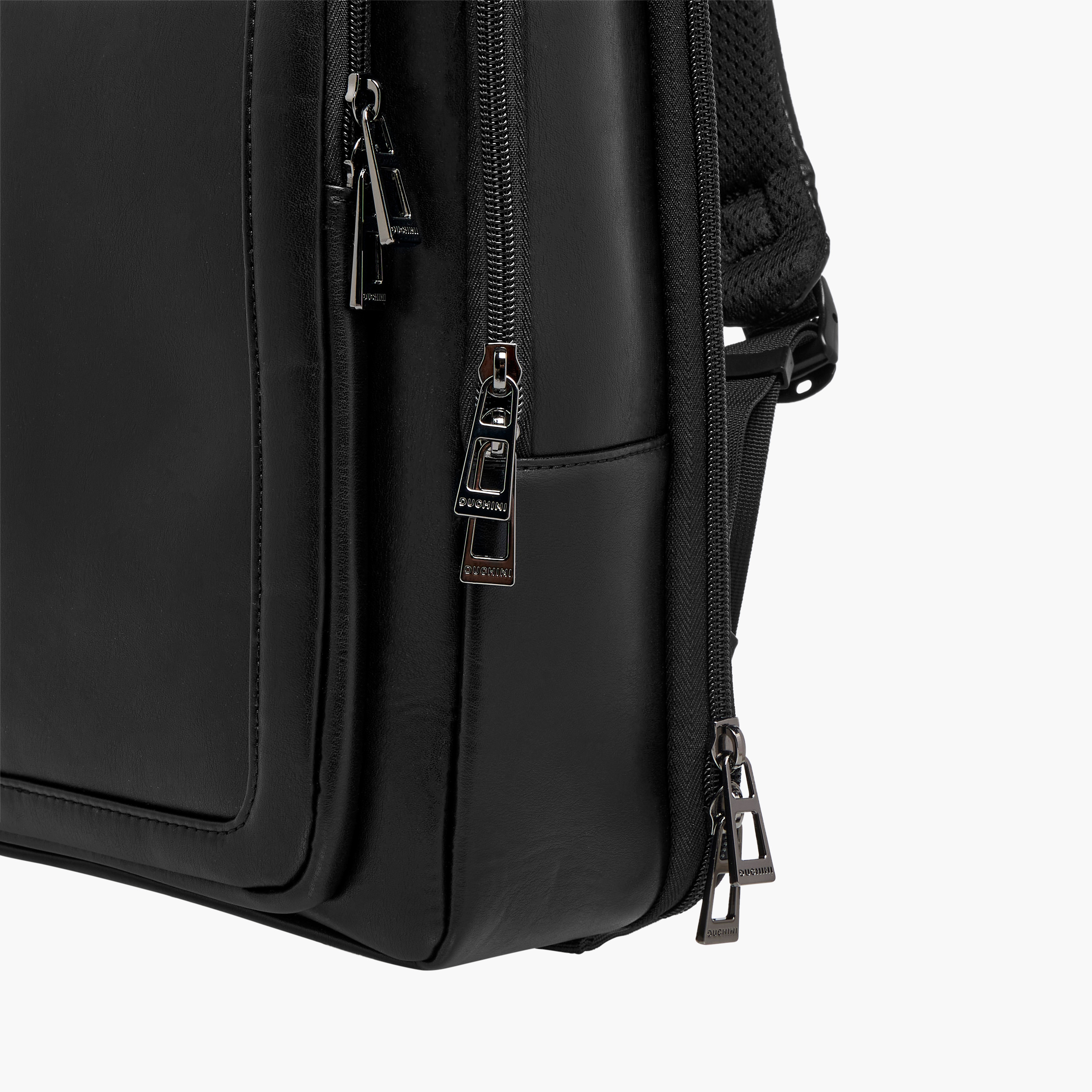 Duchini Solid Backpack with Top Handle and Zip Closure - 31x17x43 cm-men-bags-image-5