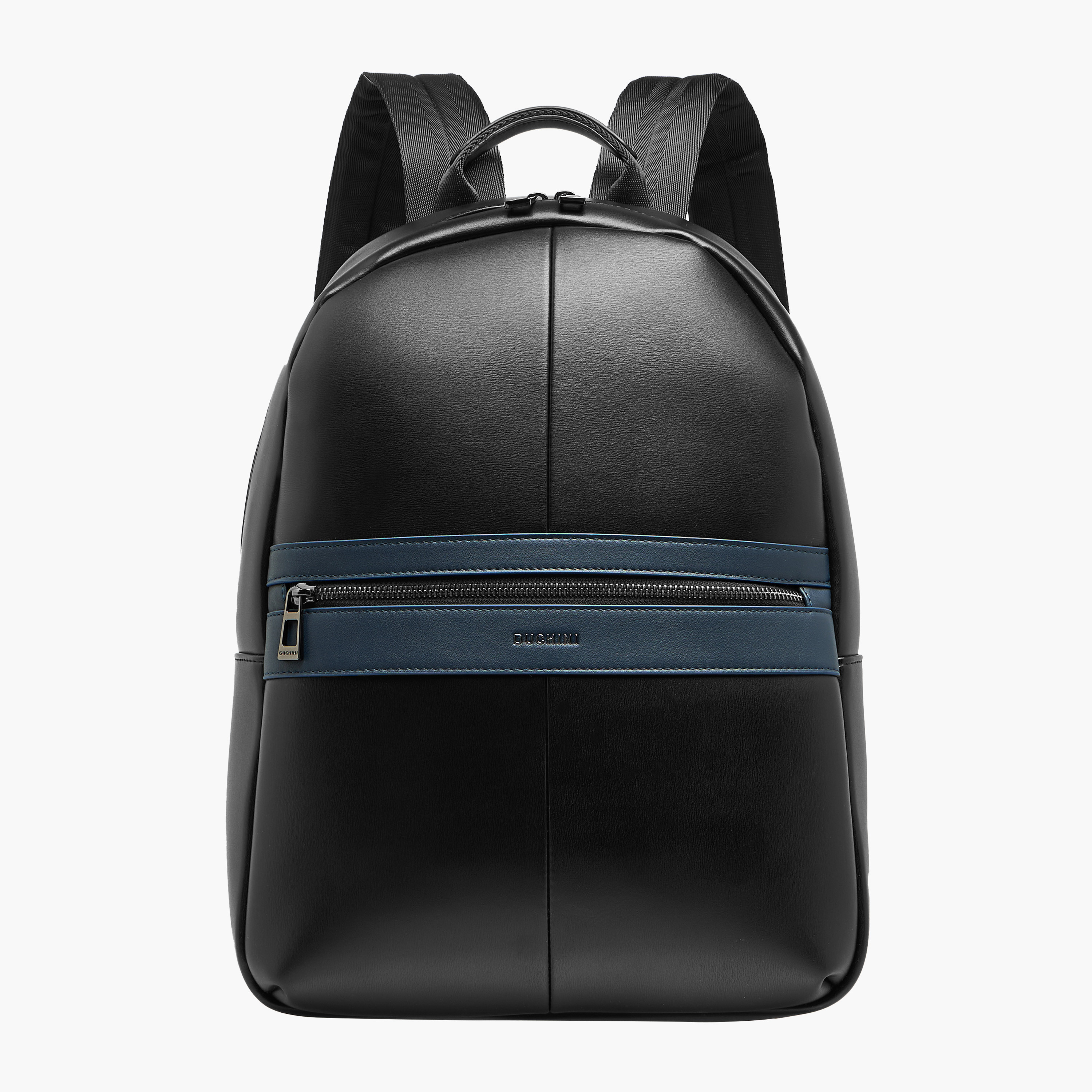 Duchini Solid Backpack with Adjustable Straps and Zip Closure - 31x17x43 cm-men-bags-image-1