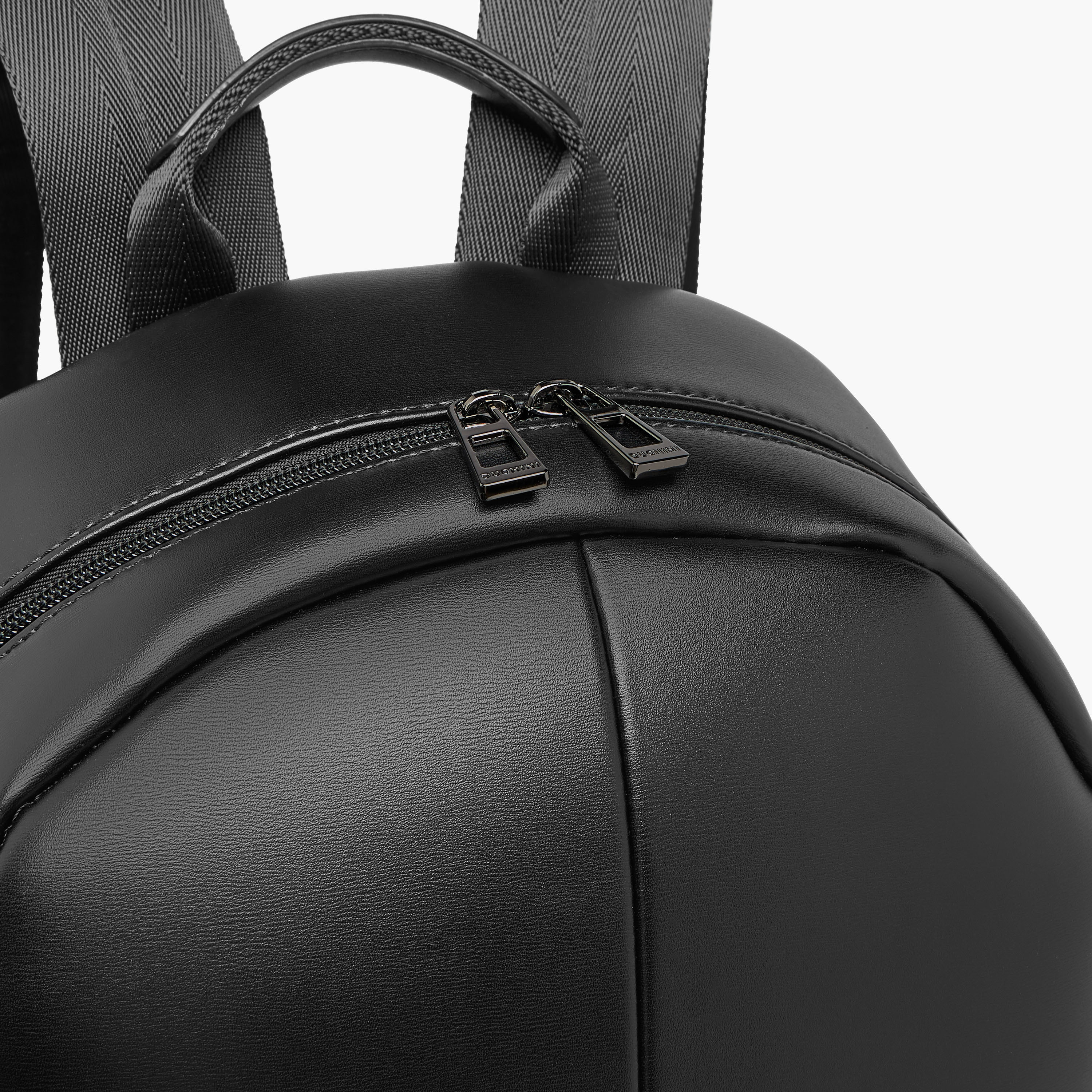 Duchini Solid Backpack with Adjustable Straps and Zip Closure - 31x17x43 cm-men-bags-image-5