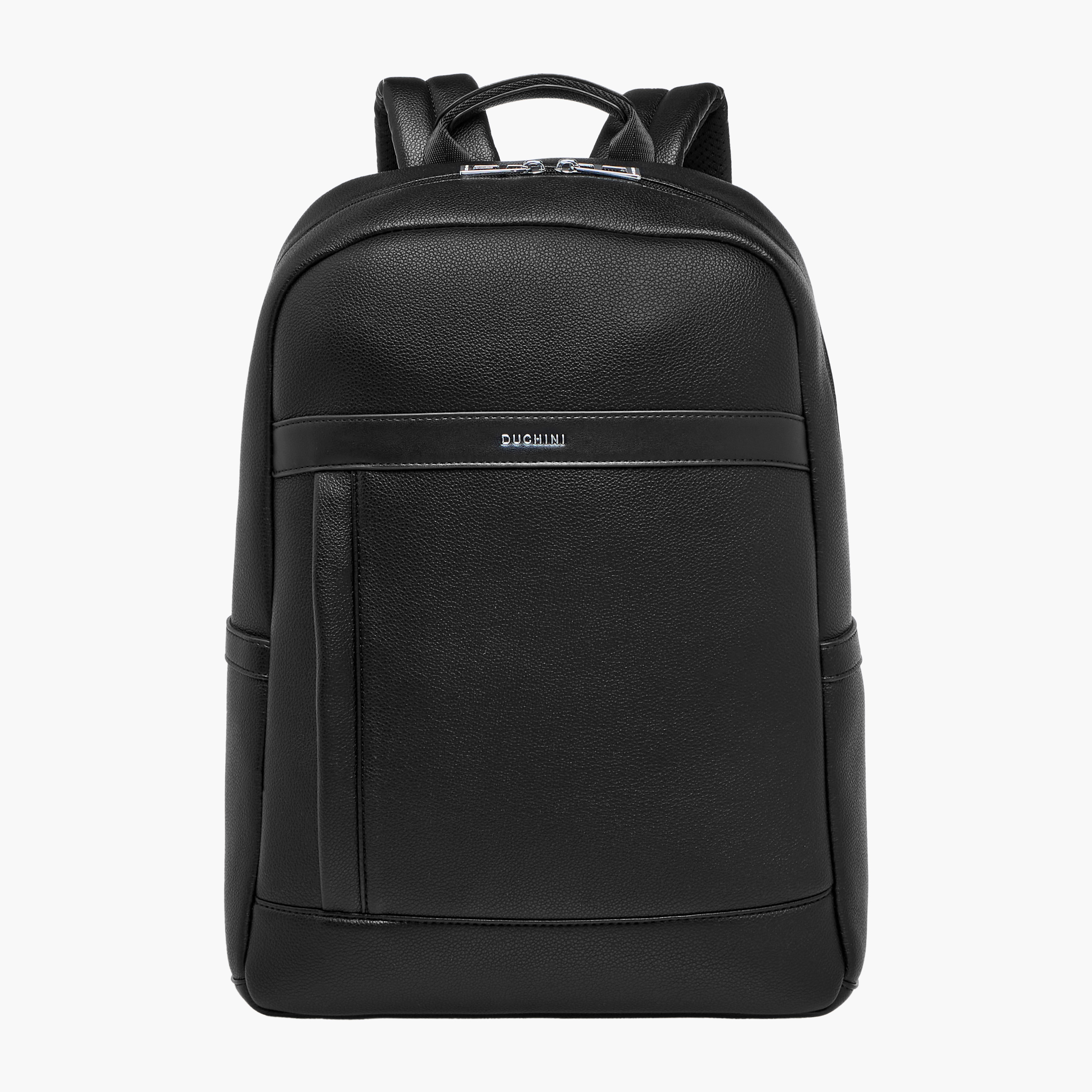 Duchini Solid Backpack with Adjustable Straps and Zip Closure - 31x17x43 cm-men-bags-image-1