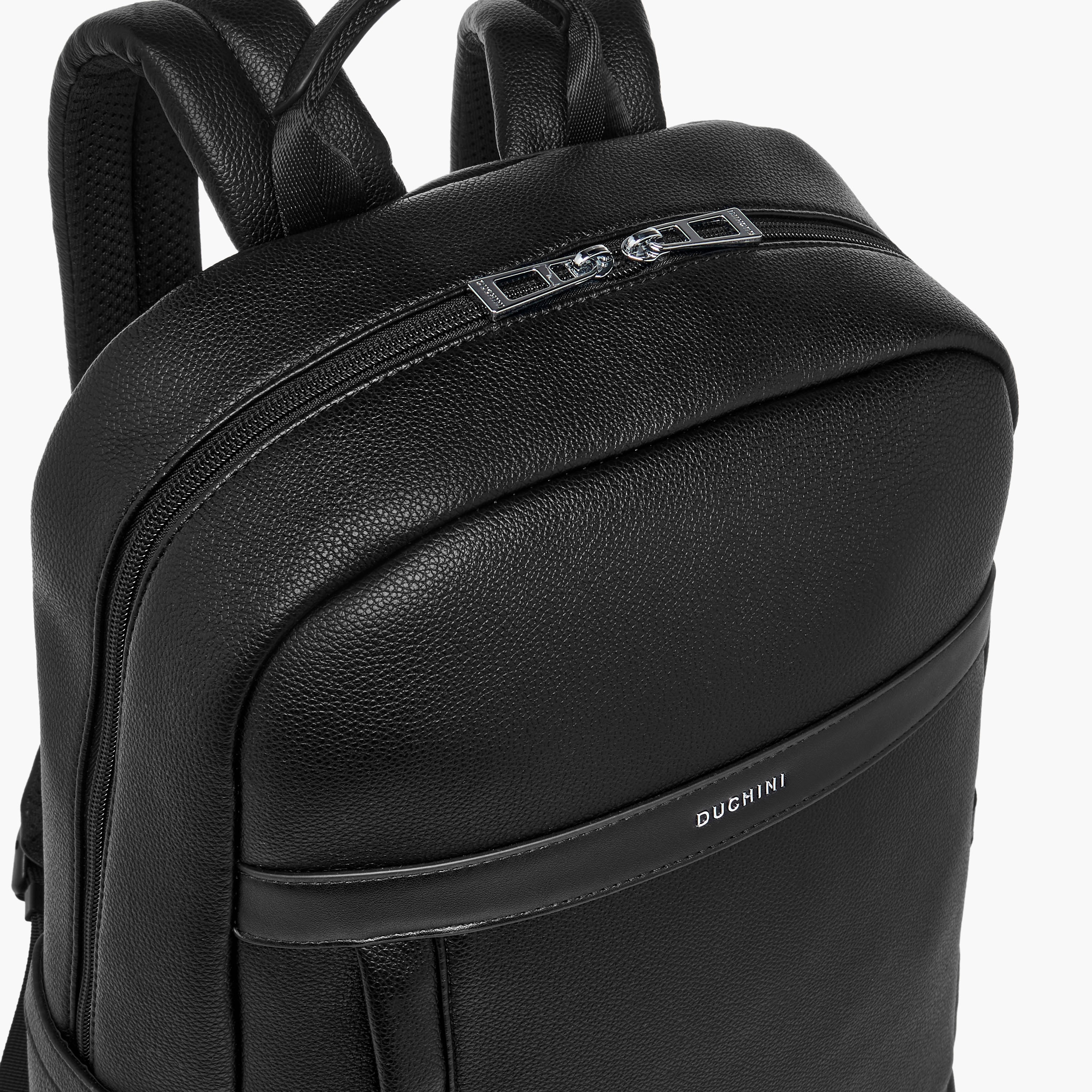 Duchini Solid Backpack with Adjustable Straps and Zip Closure - 31x17x43 cm-men-bags-image-5