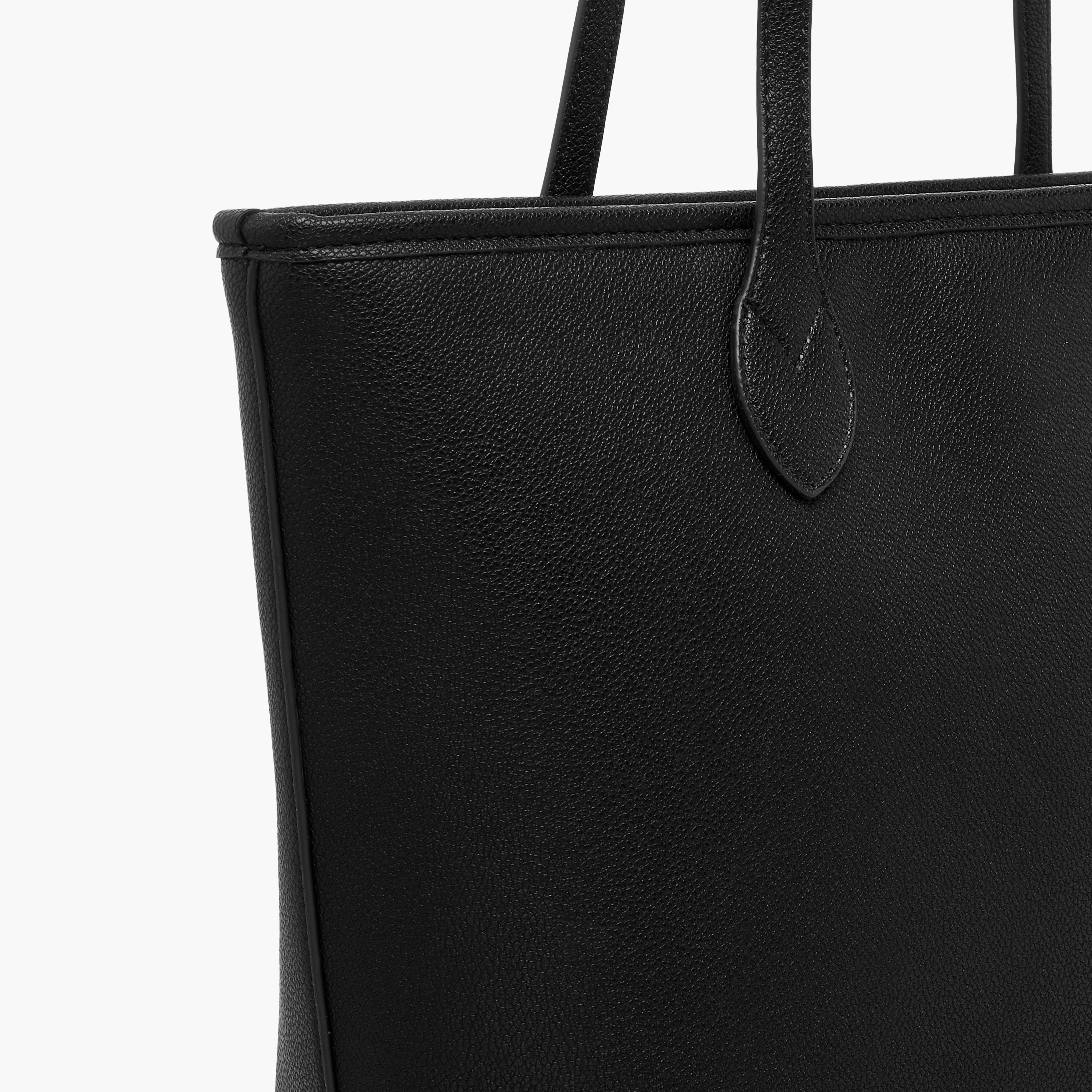 Missy Solid Tote Bag with Double Handle and Zip Closure-women-bagsandwallets-handbags-image-6