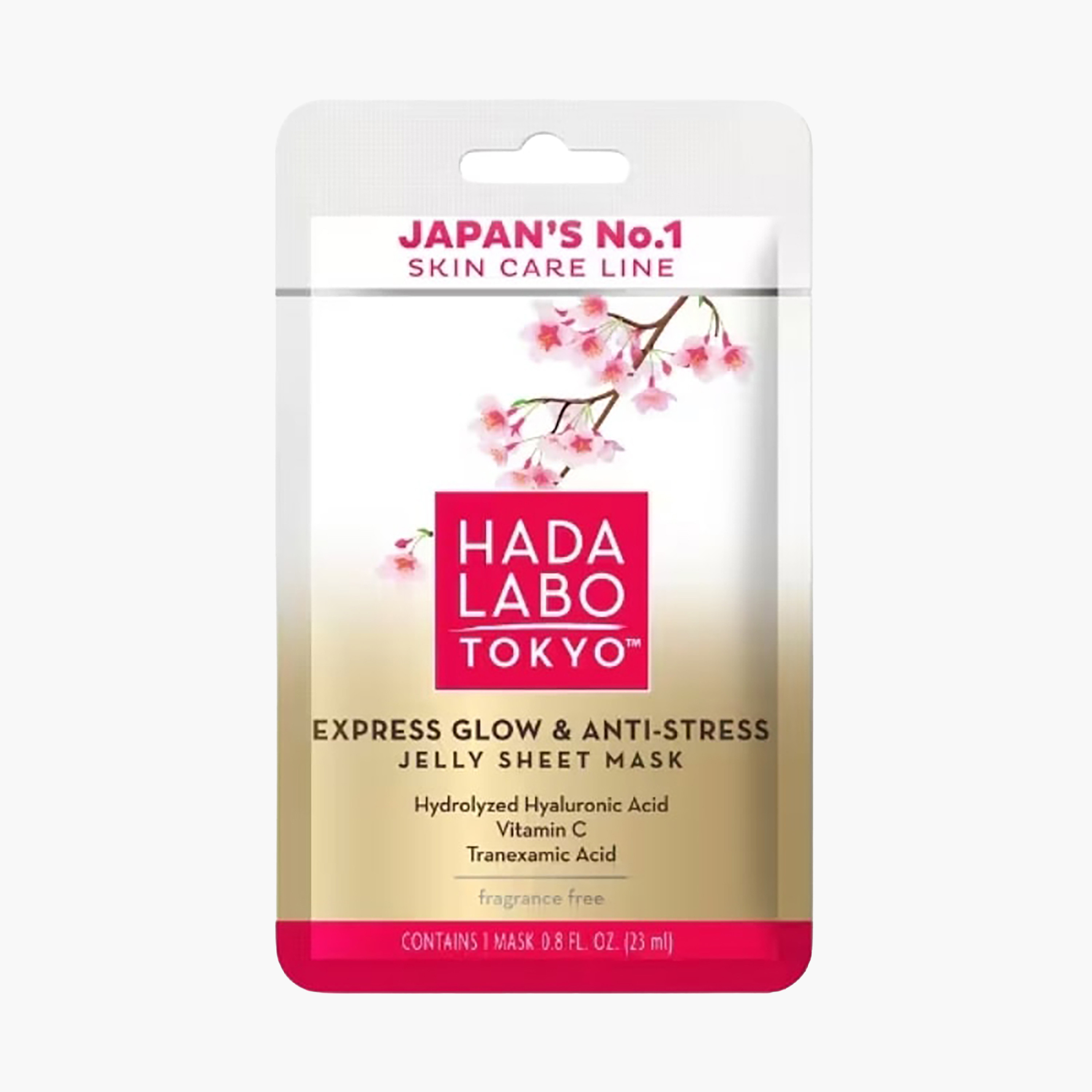 Hada Labo Tokyo Express Glow & Anti-Stress Hyaluronic Acid Jelly Sheet Mask-beautyandpersonalcare-kbeauty-skin-treatmentsandserums-image-1